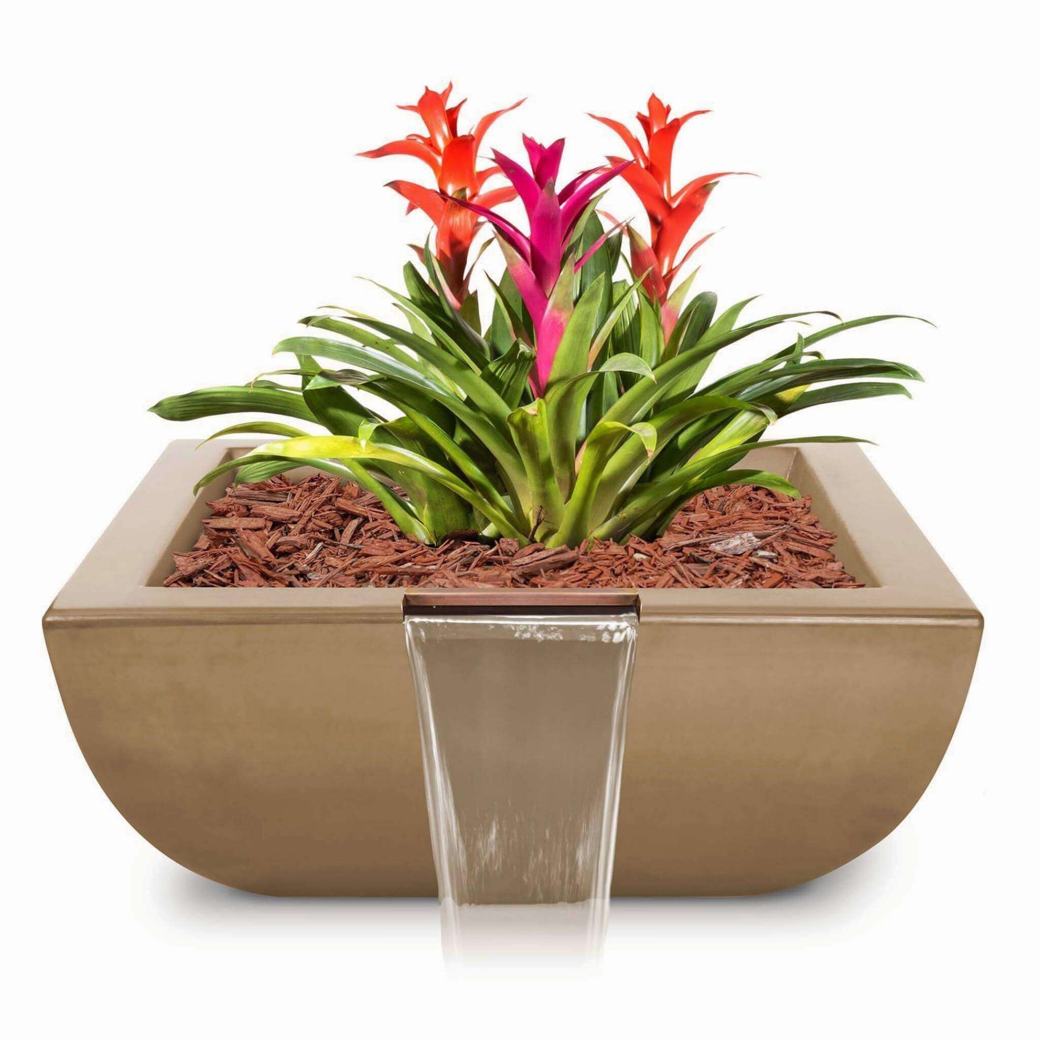 "Avalon" Concrete Planter & Water Bowl - The Outdoor Plus
