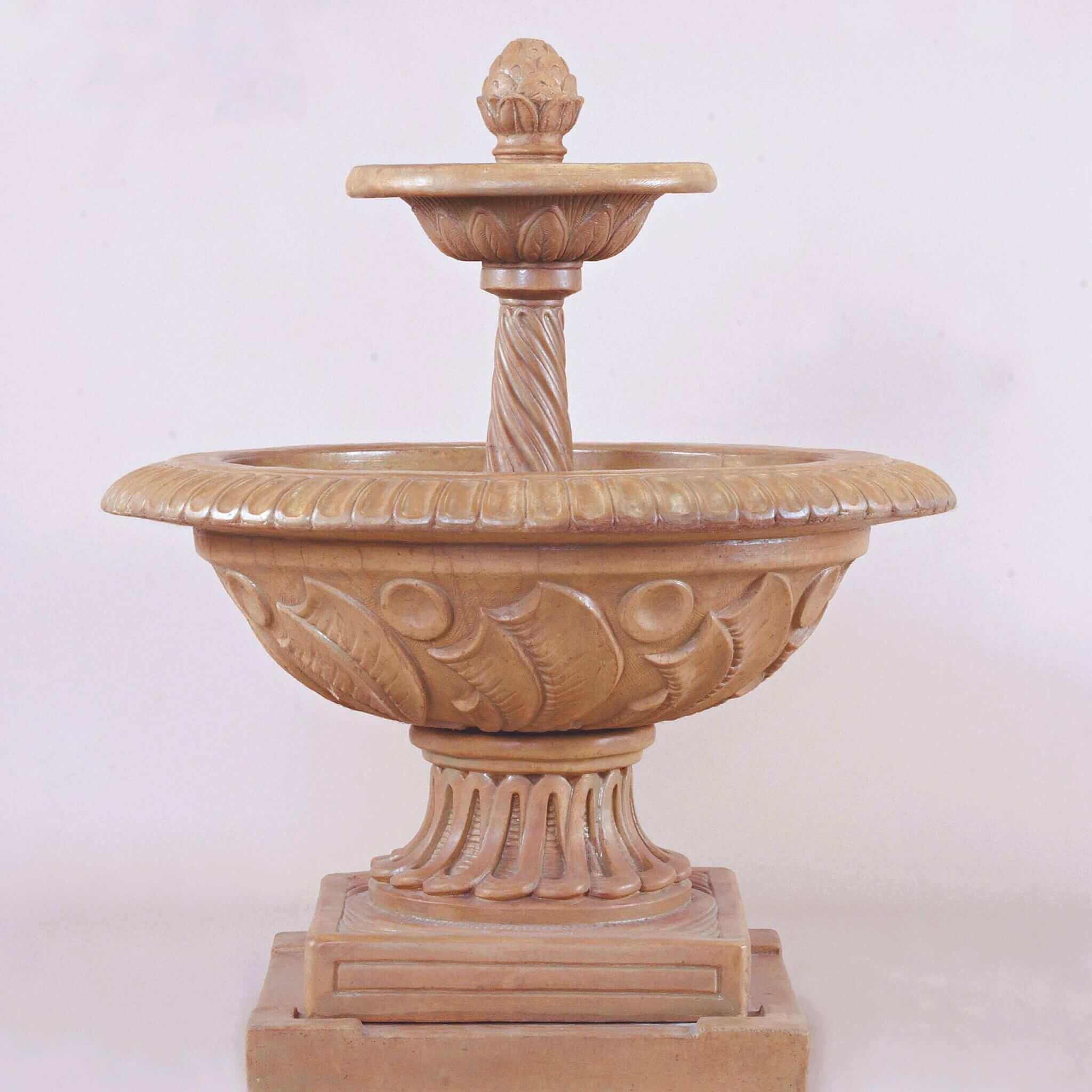 Orvieto 2-Tier Concrete Fountain - Giannini #1220