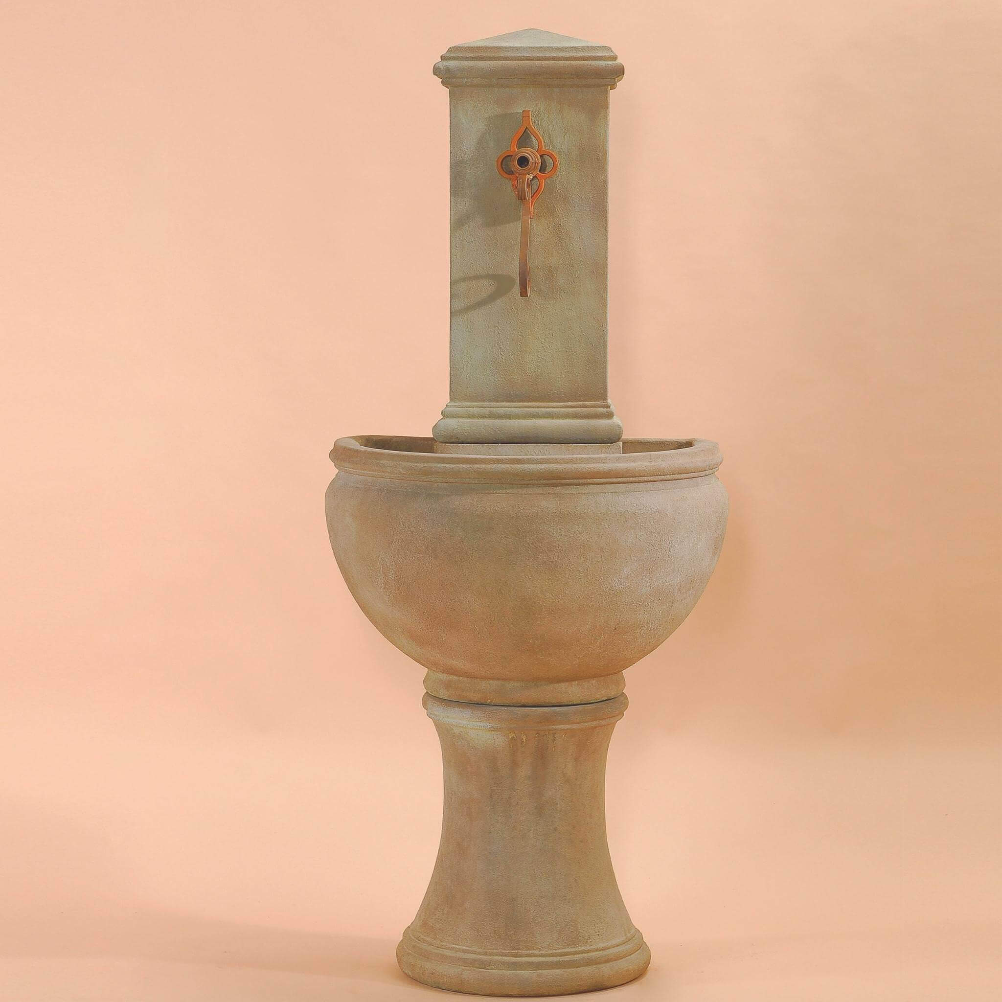 Modena Concrete Wall Fountain - Giannini #1566