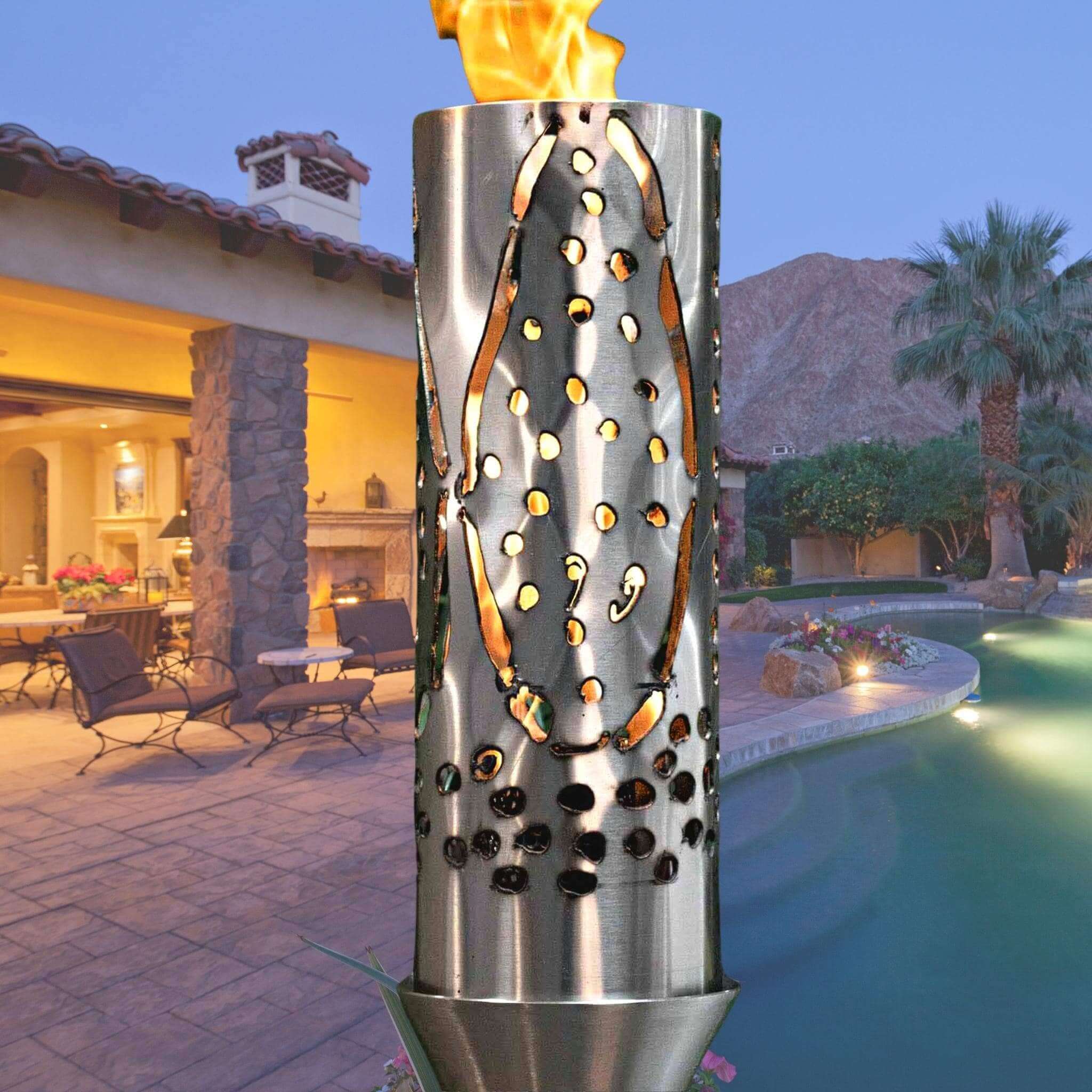Coral Fire Torch COMPLETE KIT - Stainless Steel - The Outdoor Plus