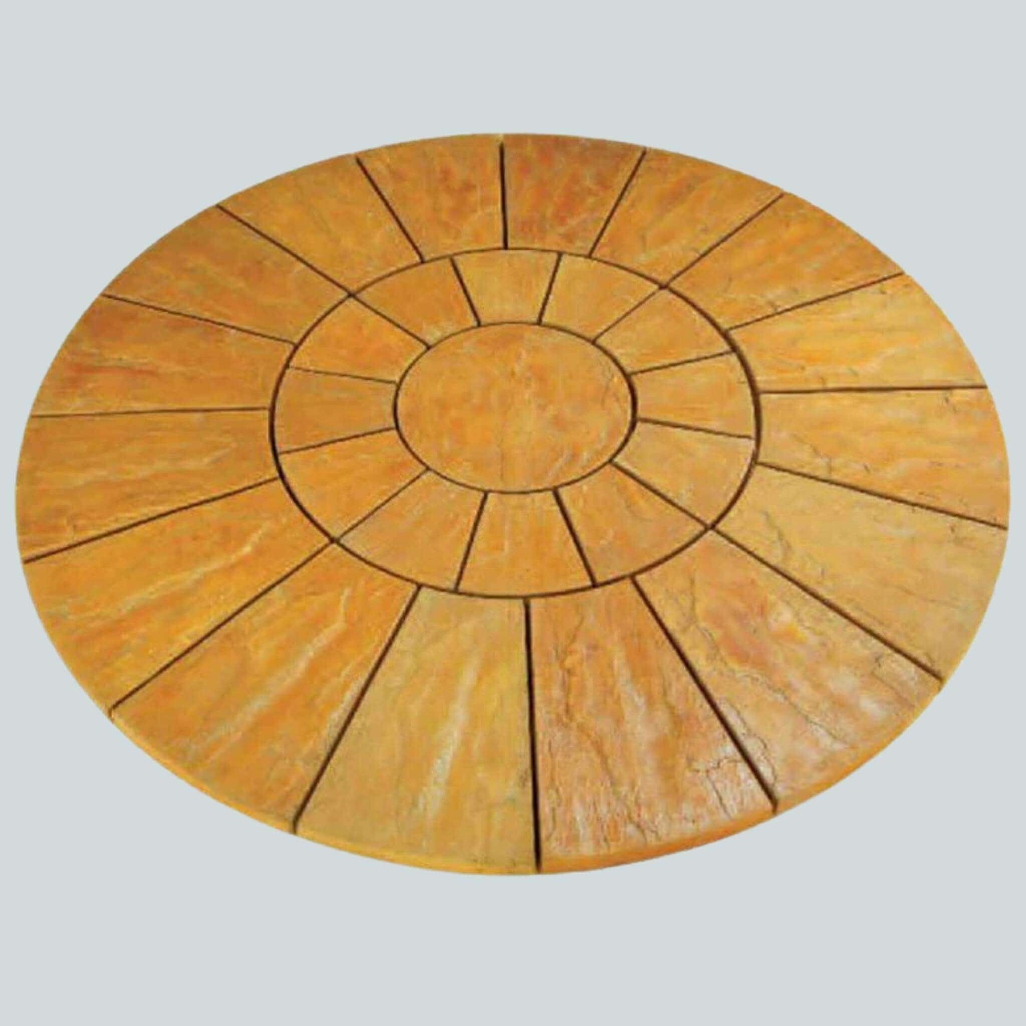 Foundation for Fountain – 70" Slate Style Circle - Giannini 904 - Fountainful