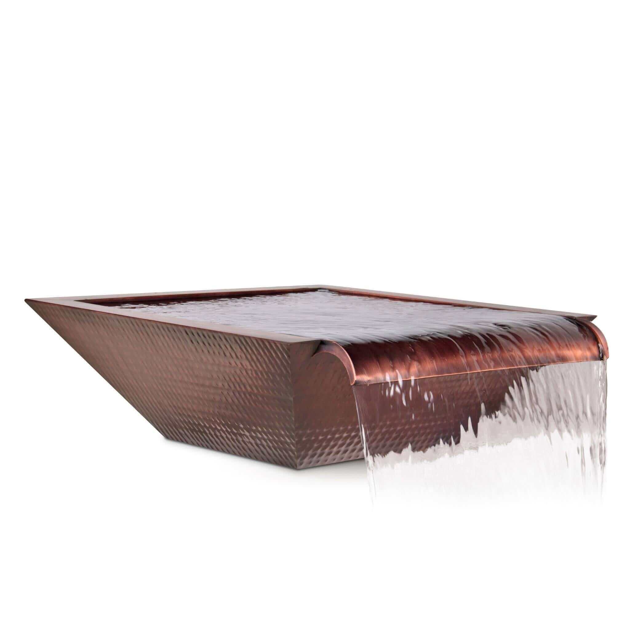 "Maya" Copper Water Bowl Wide Spill - The Outdoor Plus