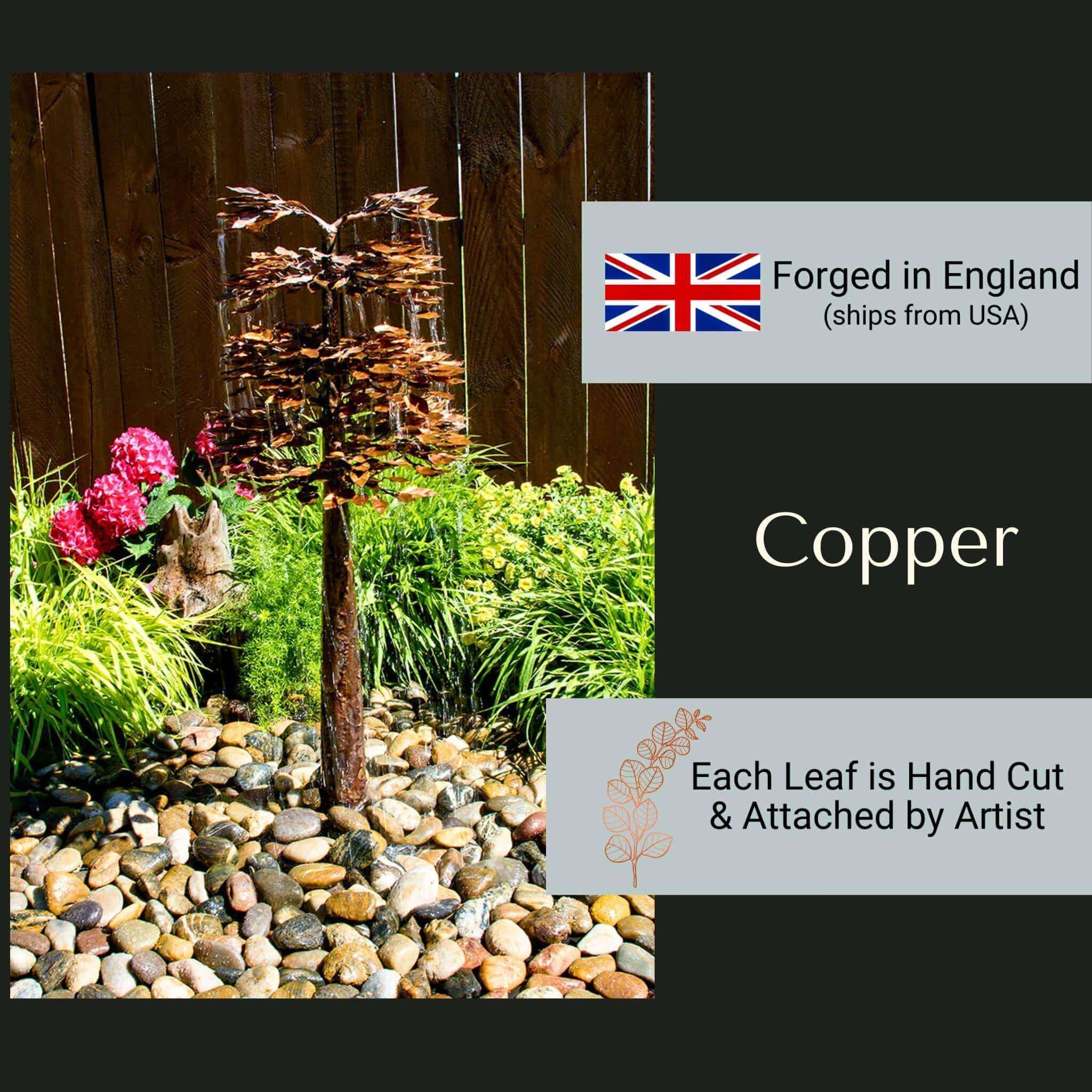 Sequoia Tree Copper Fountain Kit - Blue Thumb