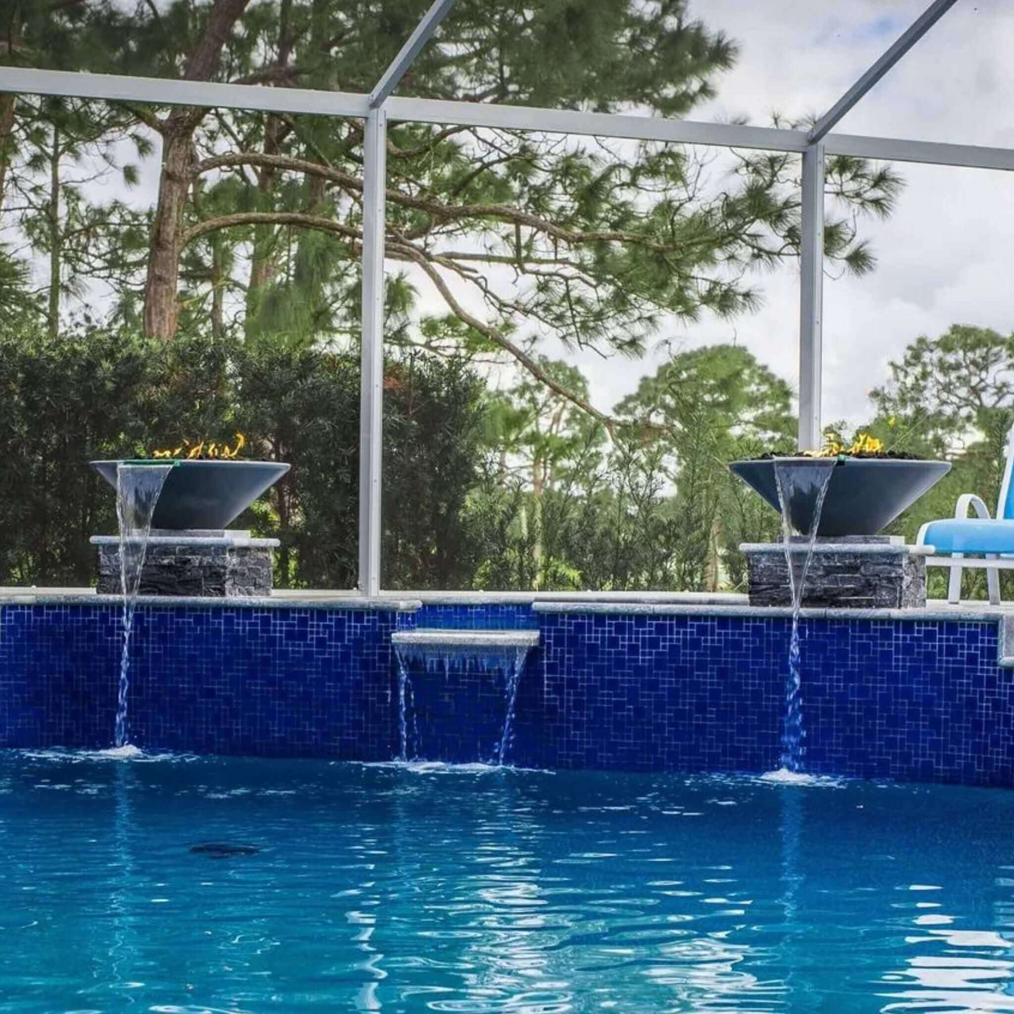 Cazo Concrete Fire & Water Bowl - The Outdoor Plus