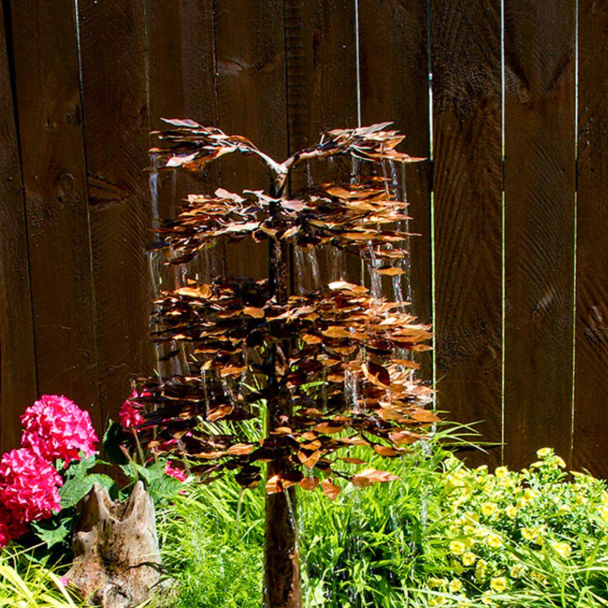 Sequoia Tree Copper Fountain Kit - Blue Thumb