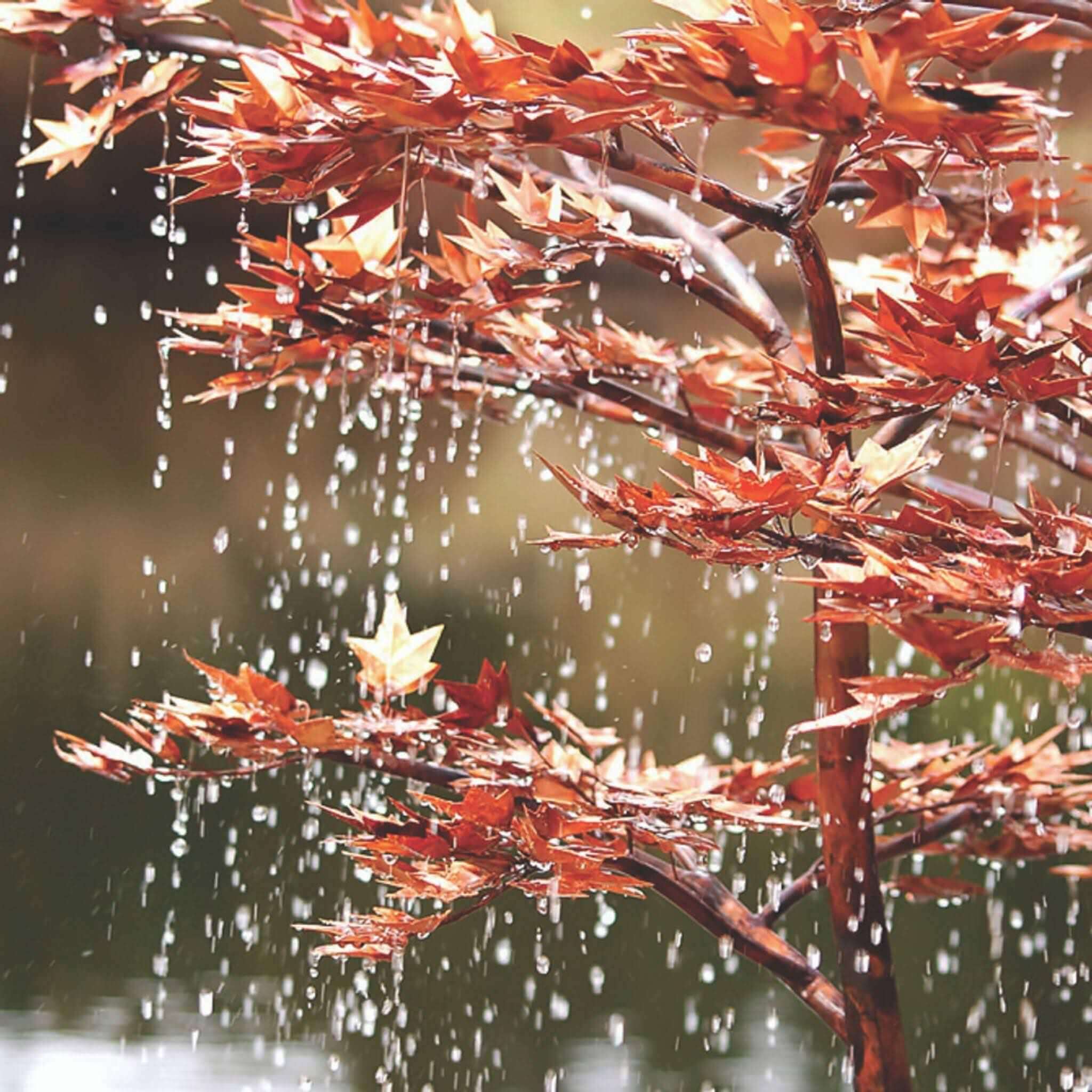 Japanese Maple Tree Copper Fountain Kit - Blue Thumb
