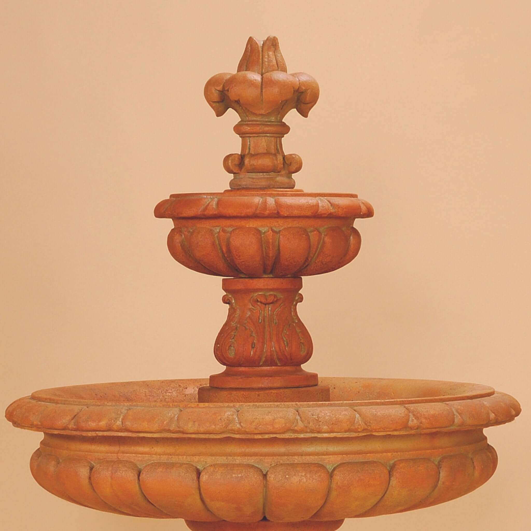 Giglio 2-Tier Concrete Fountain - Giannini #1276