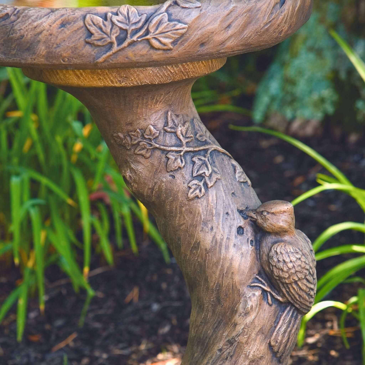 Woodscape Concrete Bird Bath - Massarellis #9125