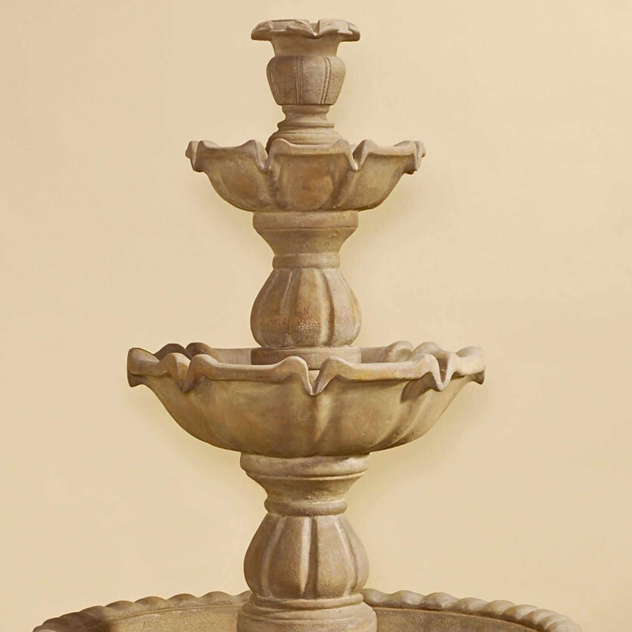 Gaetana 3-Tier Concrete Fountain - Giannini #1621
