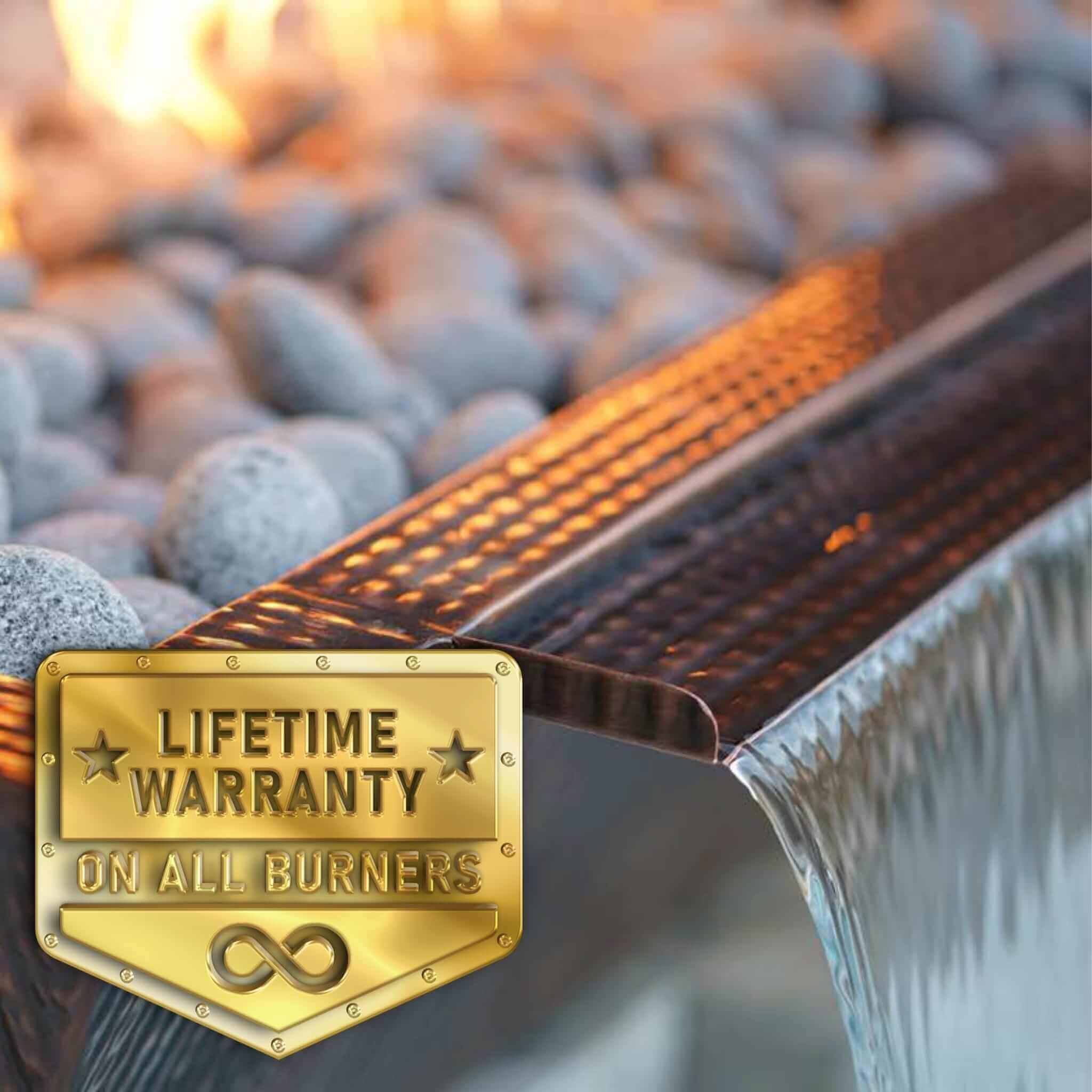 Maya Linear Concrete Fire & Water Bowl - The Outdoor Plus