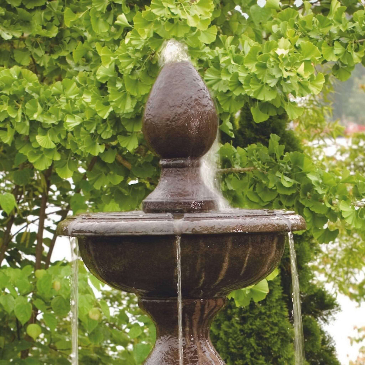 Vicenza 2-Tier Concrete Fountain - Massarellis #3666