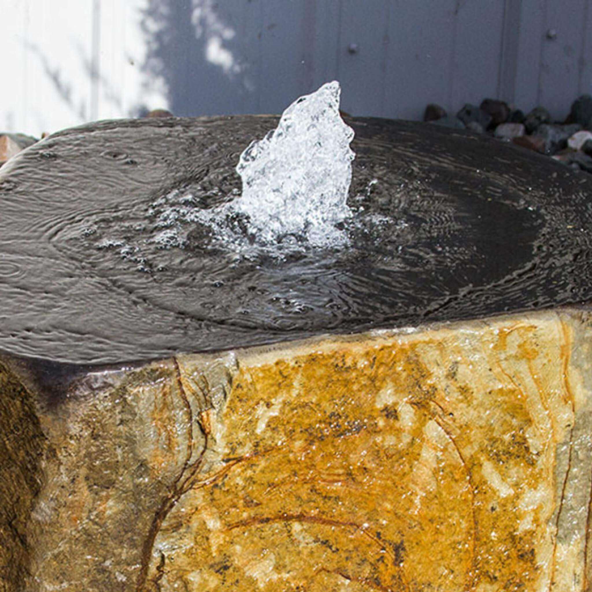 Basalt Block Fountain "Keki" - Complete Kit - Blue Thumb