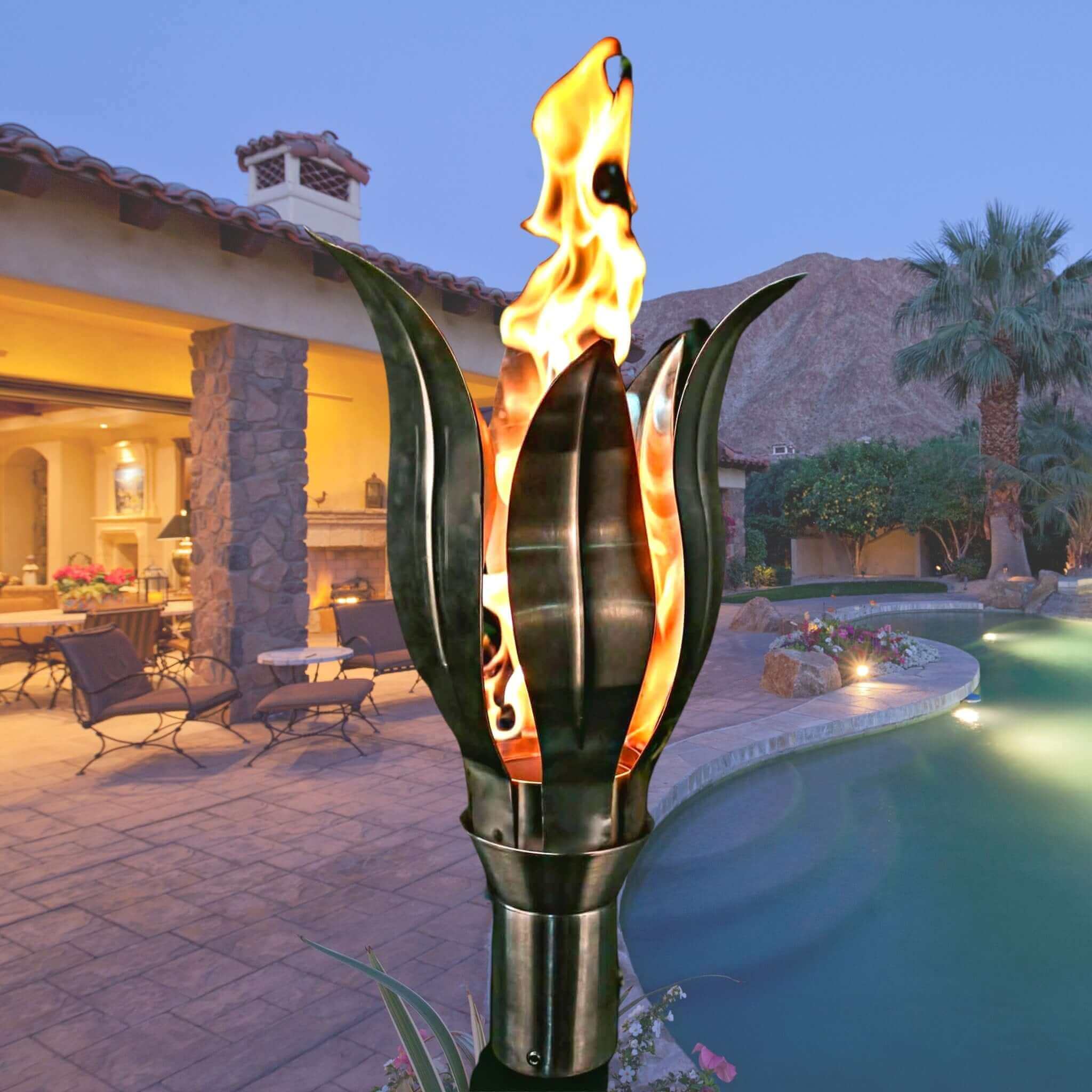 Flower Fire Torch COMPLETE KIT - Stainless Steel - The Outdoor Plus