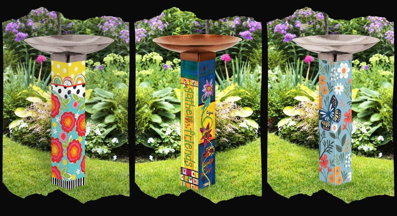 Studio M Bird Baths – Vibrantly Whimsical Garden Pieces