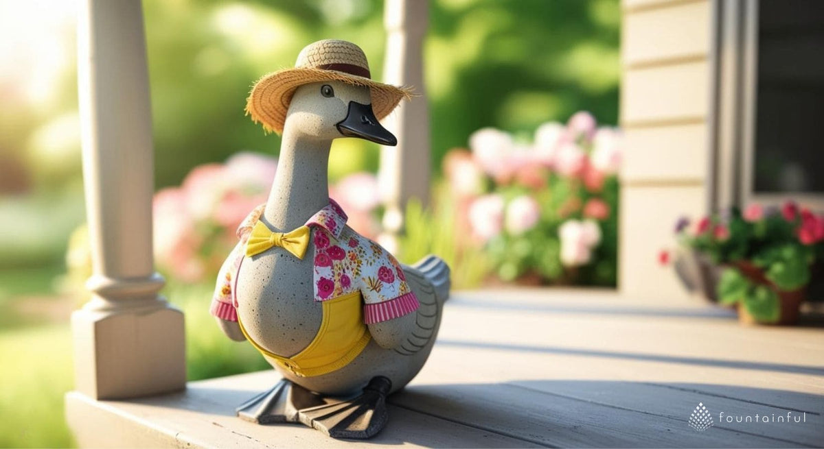 It's Back! The Porch Goose Trend - Fountainful Blog
