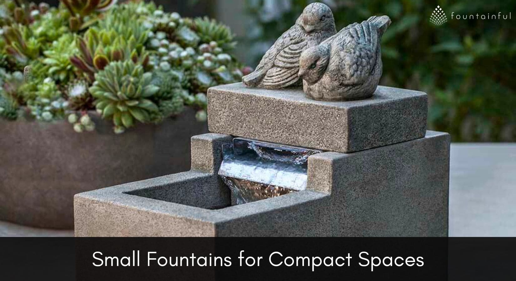 Small Fountains for Compact Spaces