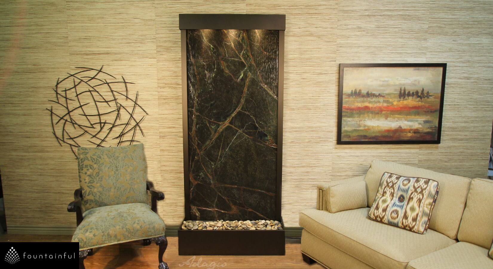 The Health Benefits of Negative Ions and Entryway Indoor Waterfall Walls