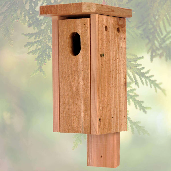 Handmade Cedar Birdhouse with Double Planters, Birdhouse, outlet Nesting Birdhouse and Planter