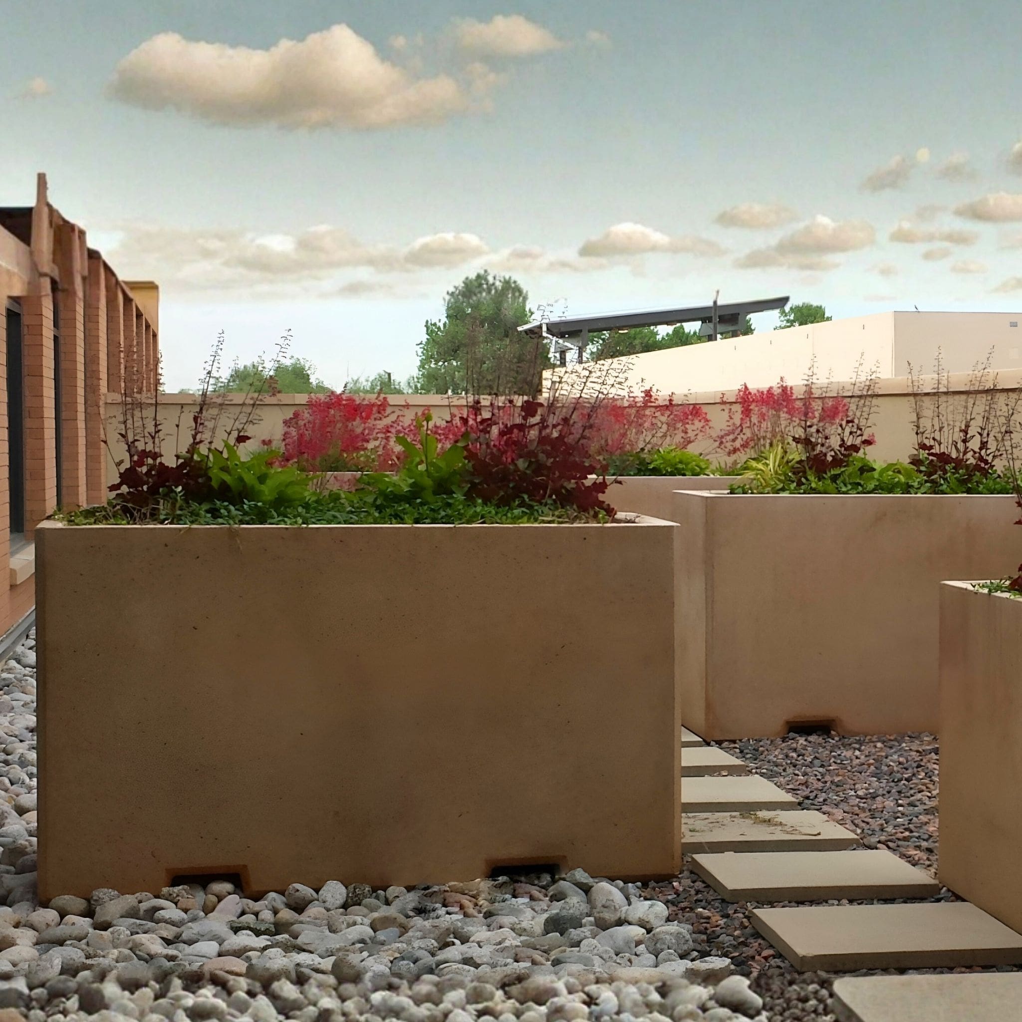 6FT Large Rectangular Concrete Planter - Architectural Collection
