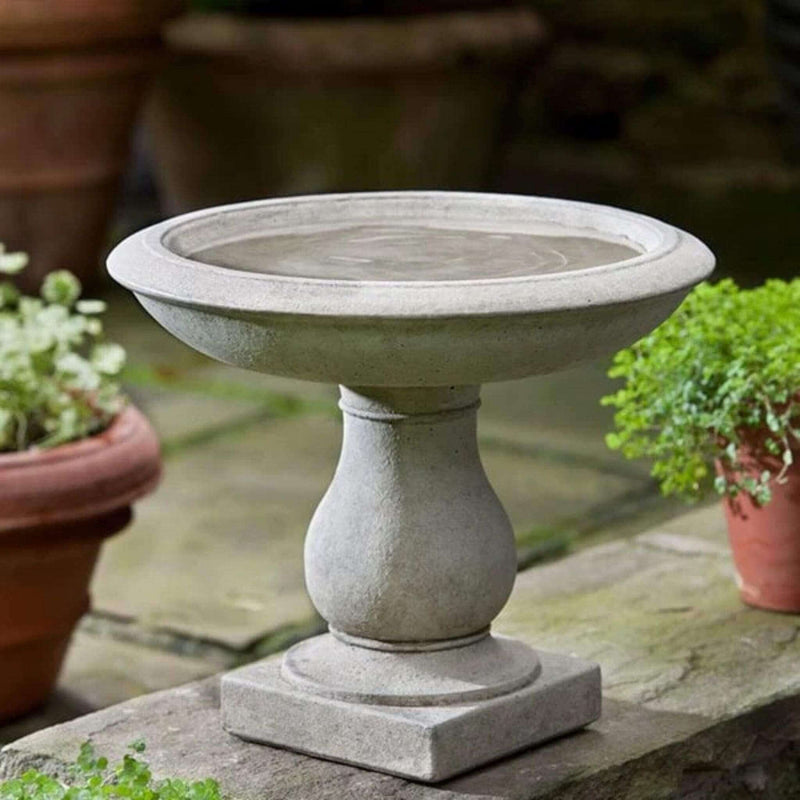 Garden Eternal Loop Concrete Fountain w/Lights - Massarellis