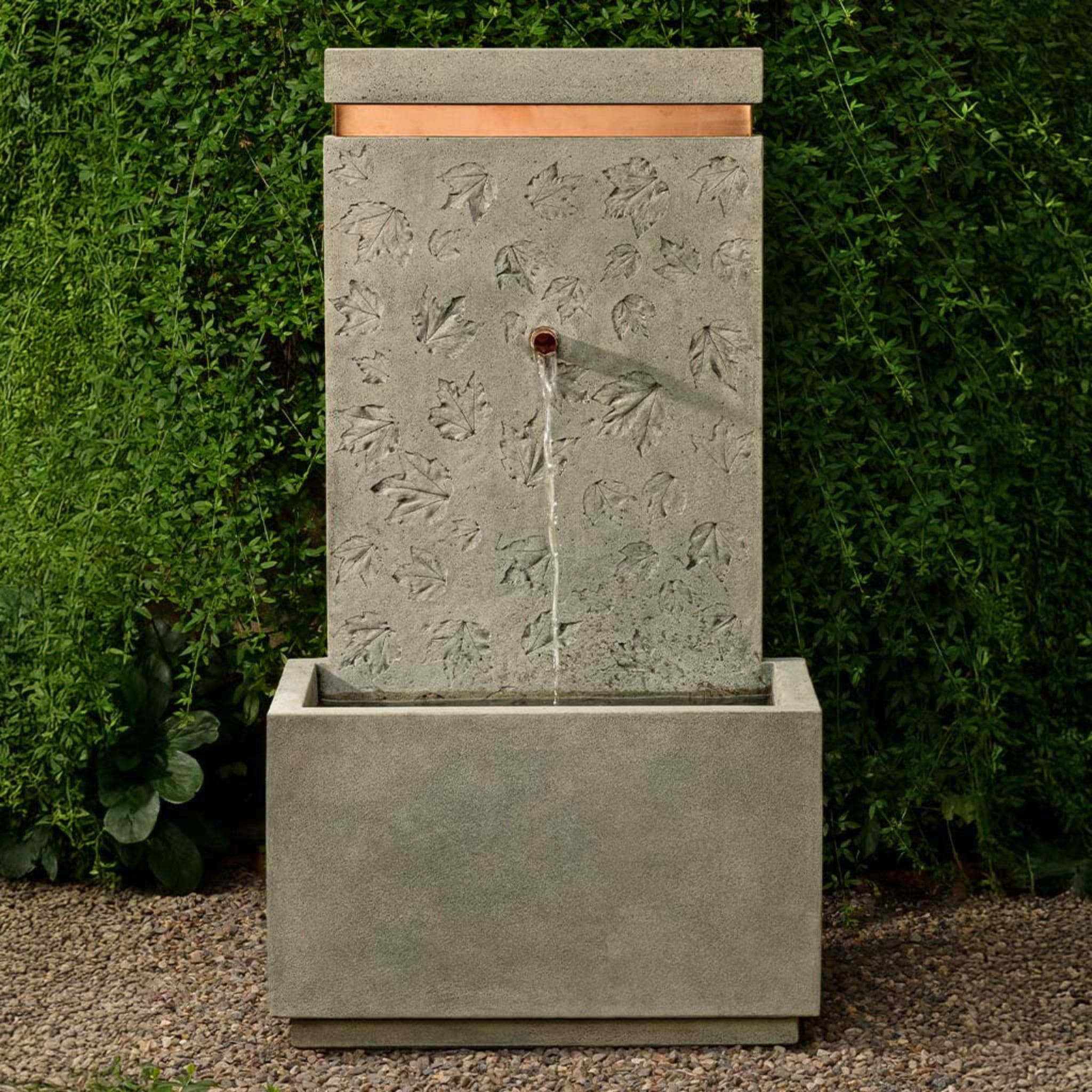 Autumn Sonata Concrete Wall Fountain - Campania #FT457