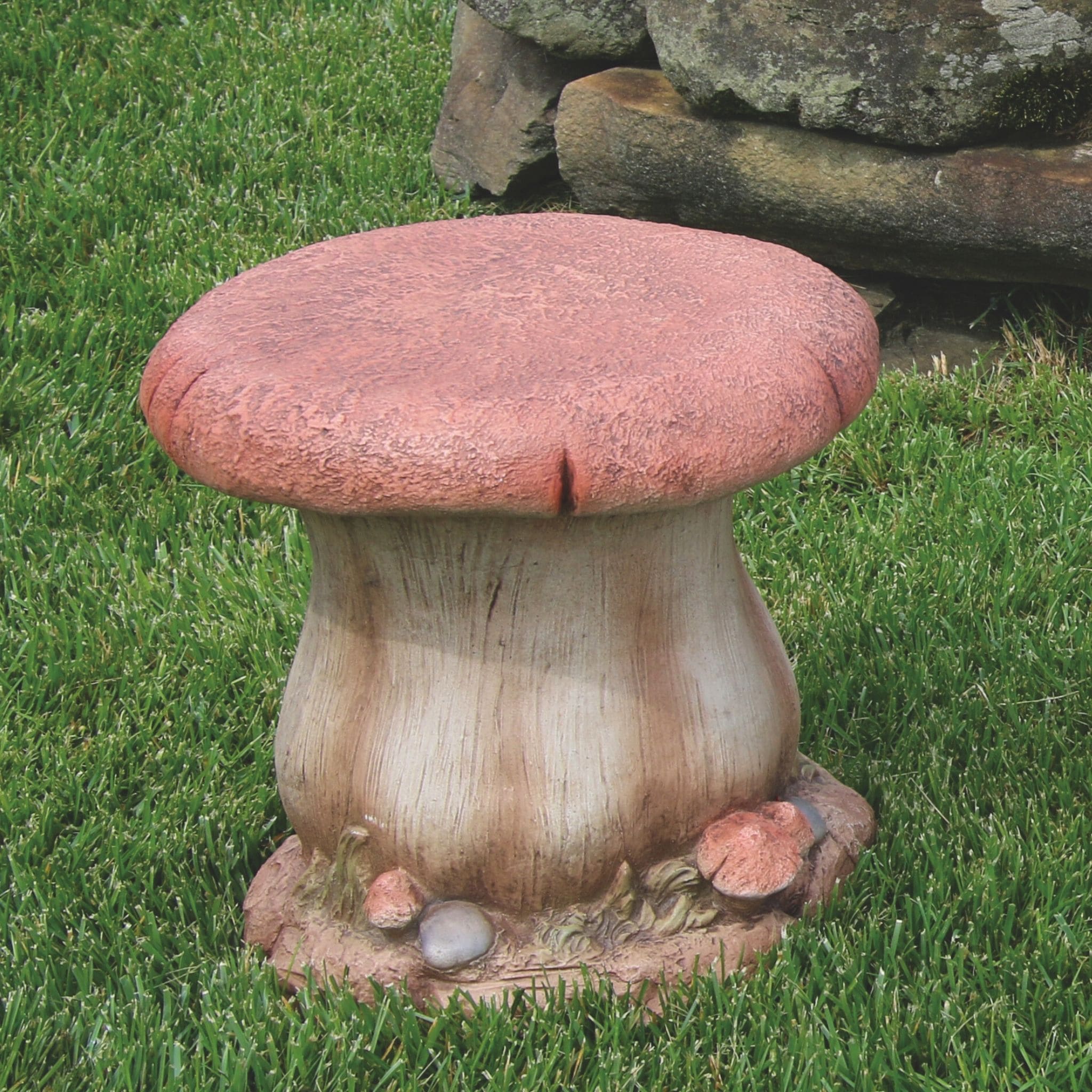 Mushroom Concrete Garden Seat - Massarellis #2411