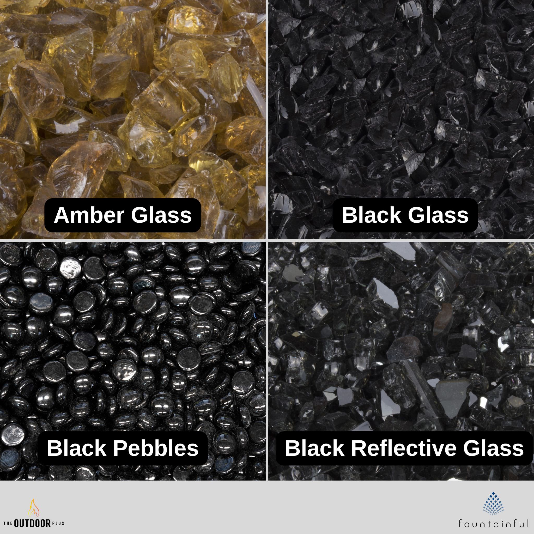 Fire Glass & Media - 25 lbs. - Outdoor Plus