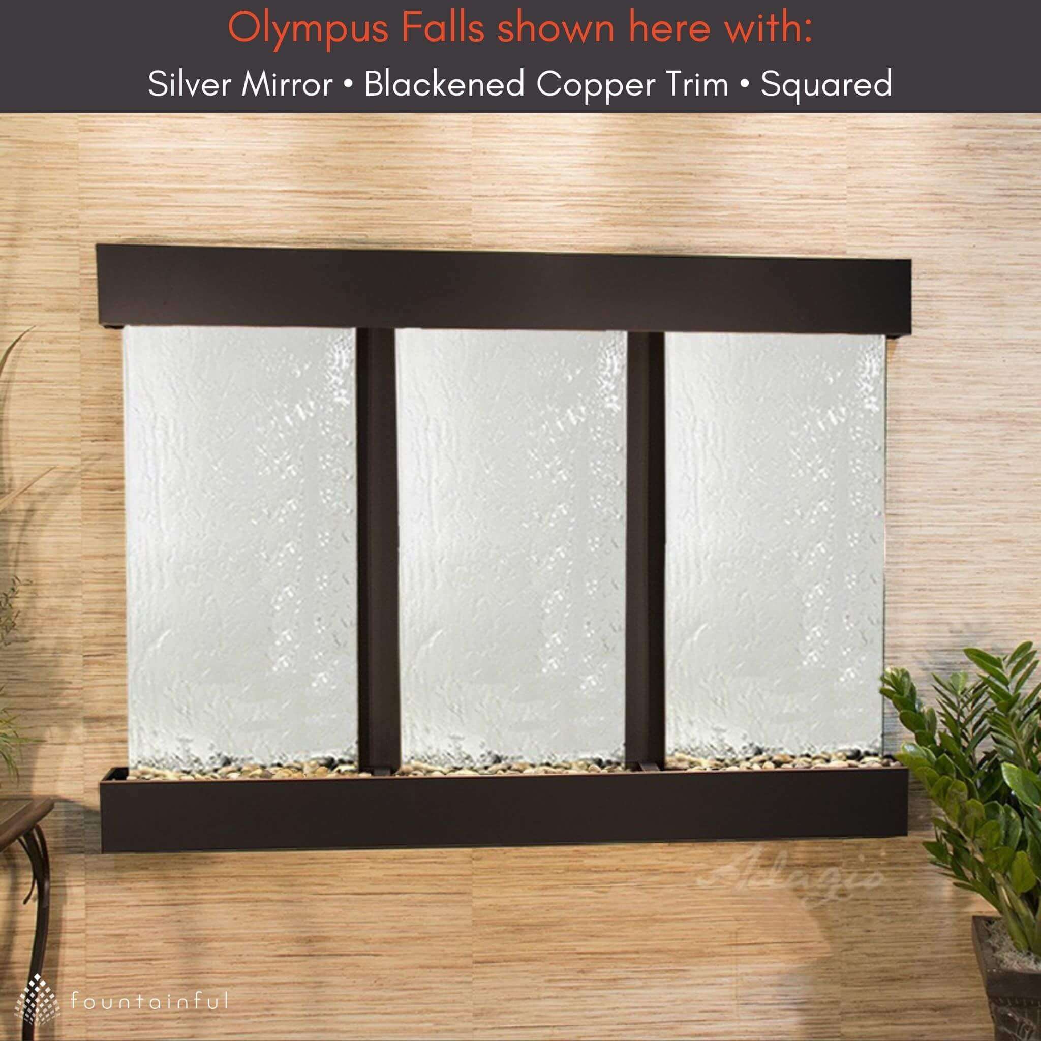 Olympus Falls Mounted Water Wall Fountain