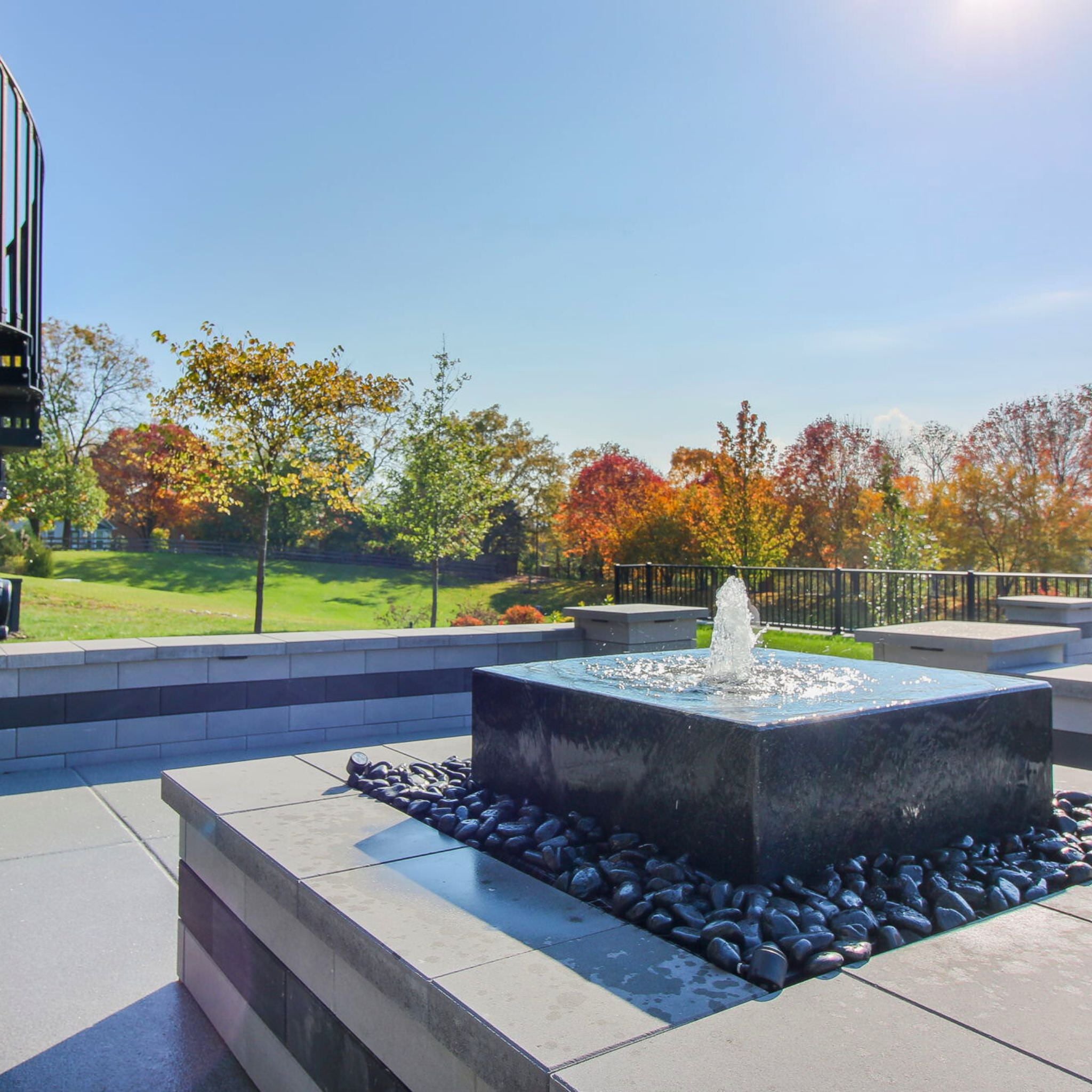 Basalt Cuboid Block Fountain - Complete Kit - Blue Thumb