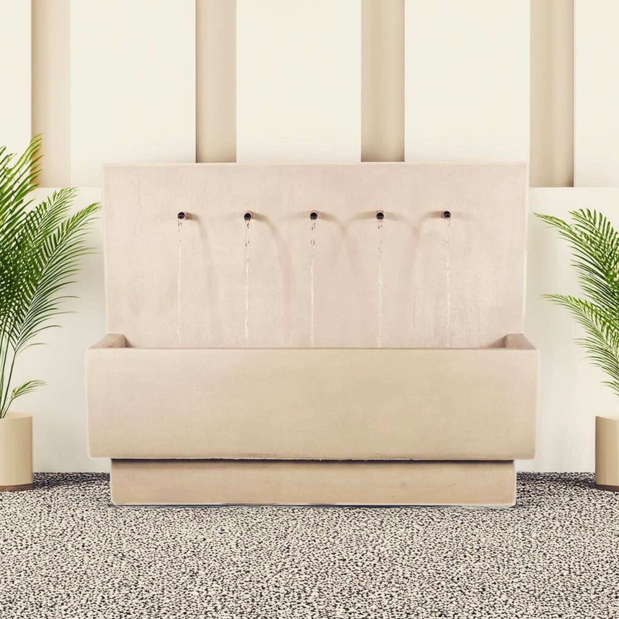 Penta Concrete Wall Fountain - Giannini #1747