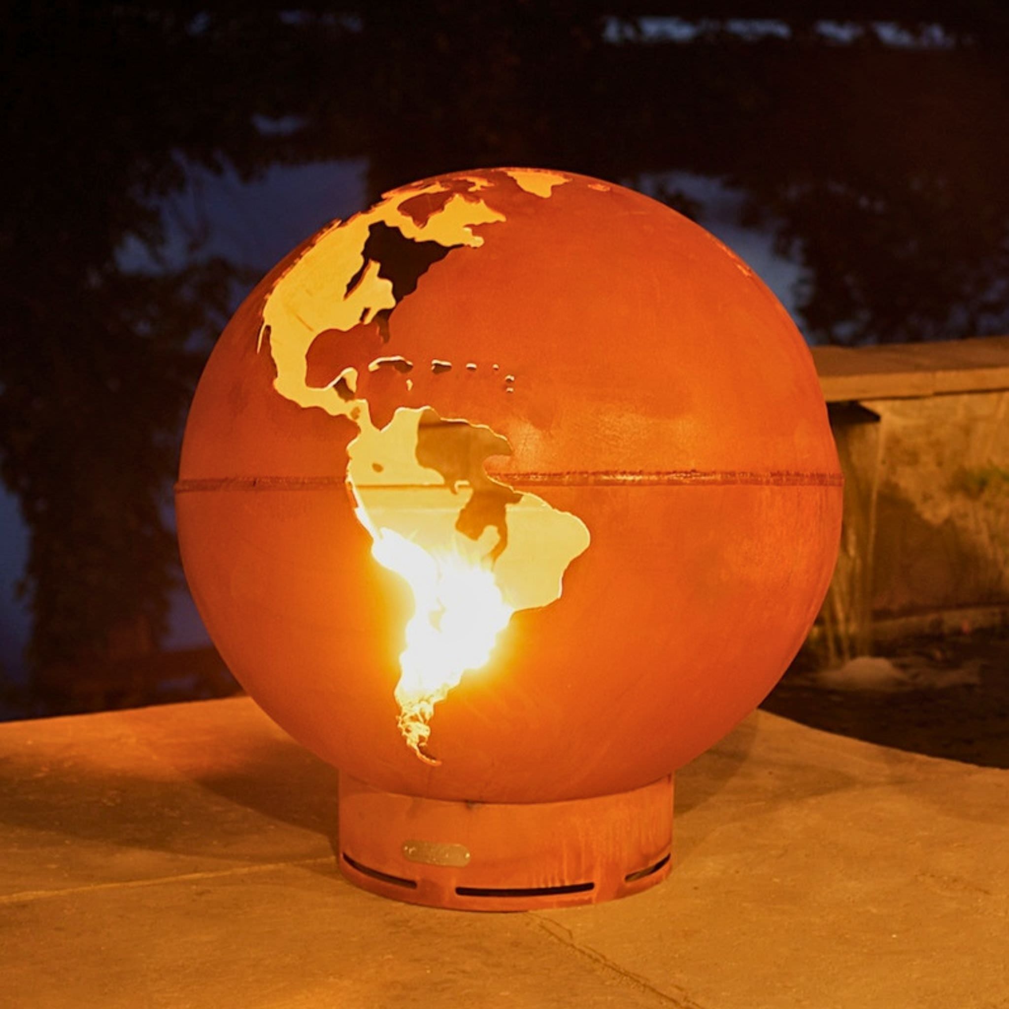 Fire Pit Art Third Rock Gas Fire Pit
