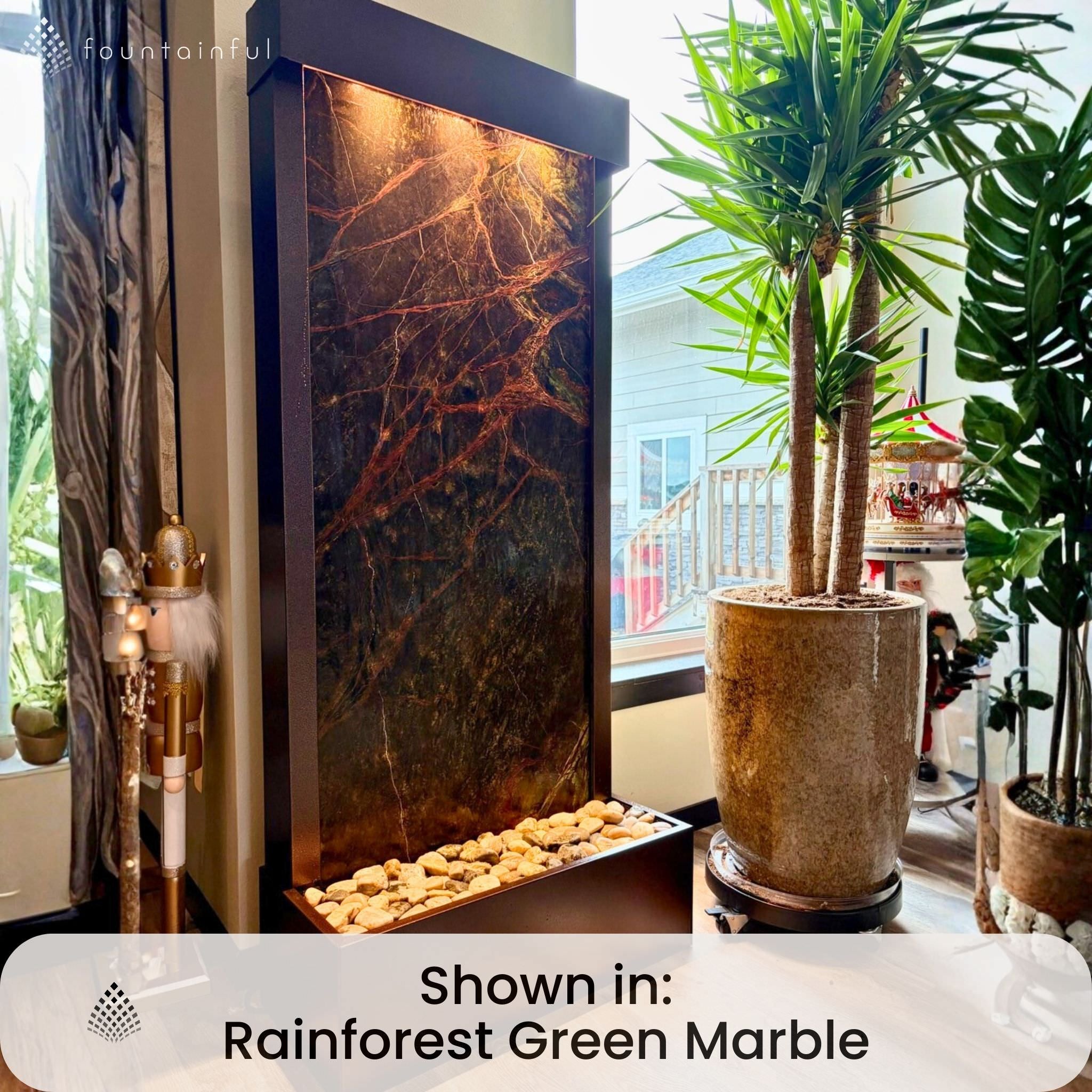 Harmony River Freestanding Water Wall Fountain - Adagio