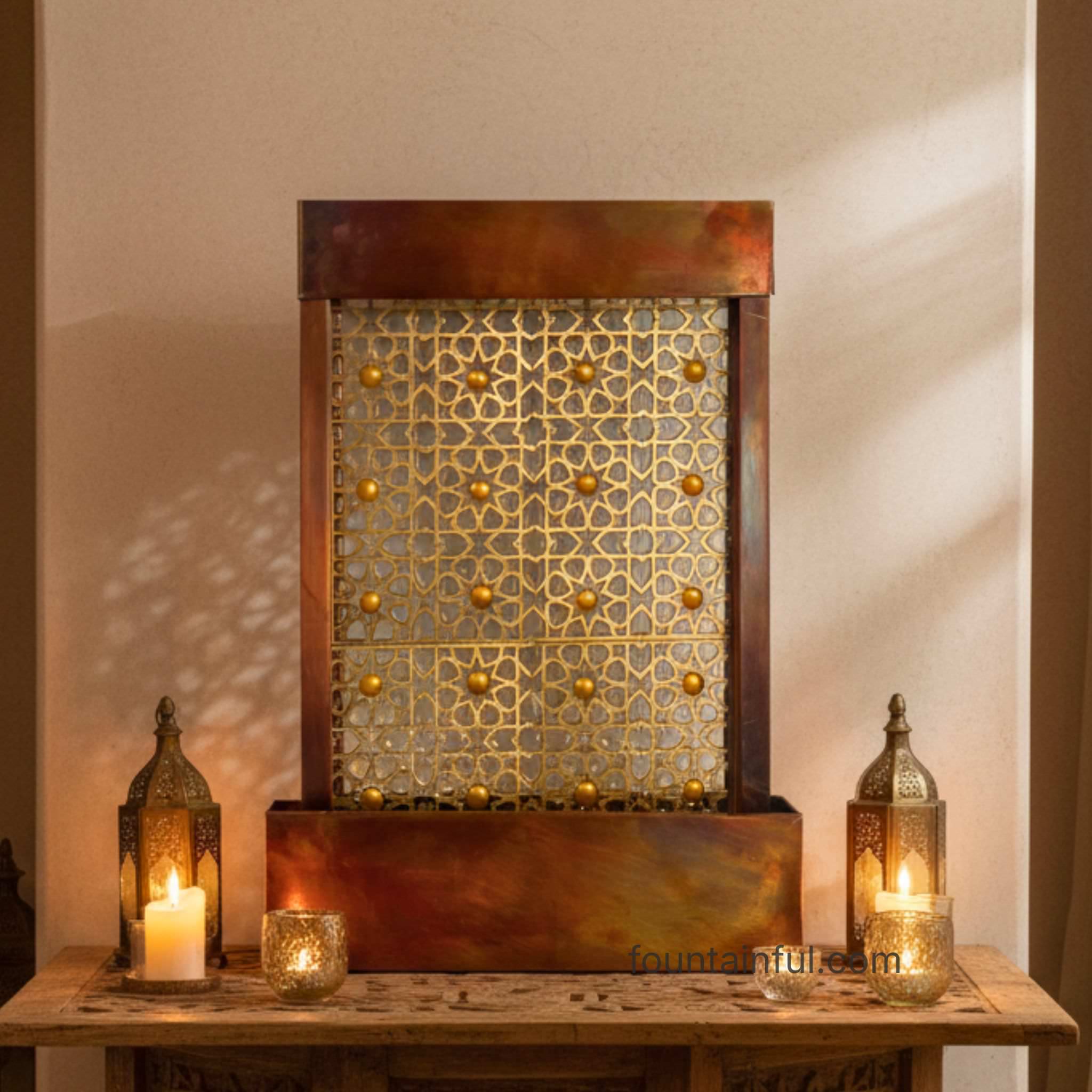 Tangier Tabletop Sculpture Fountain - CHG