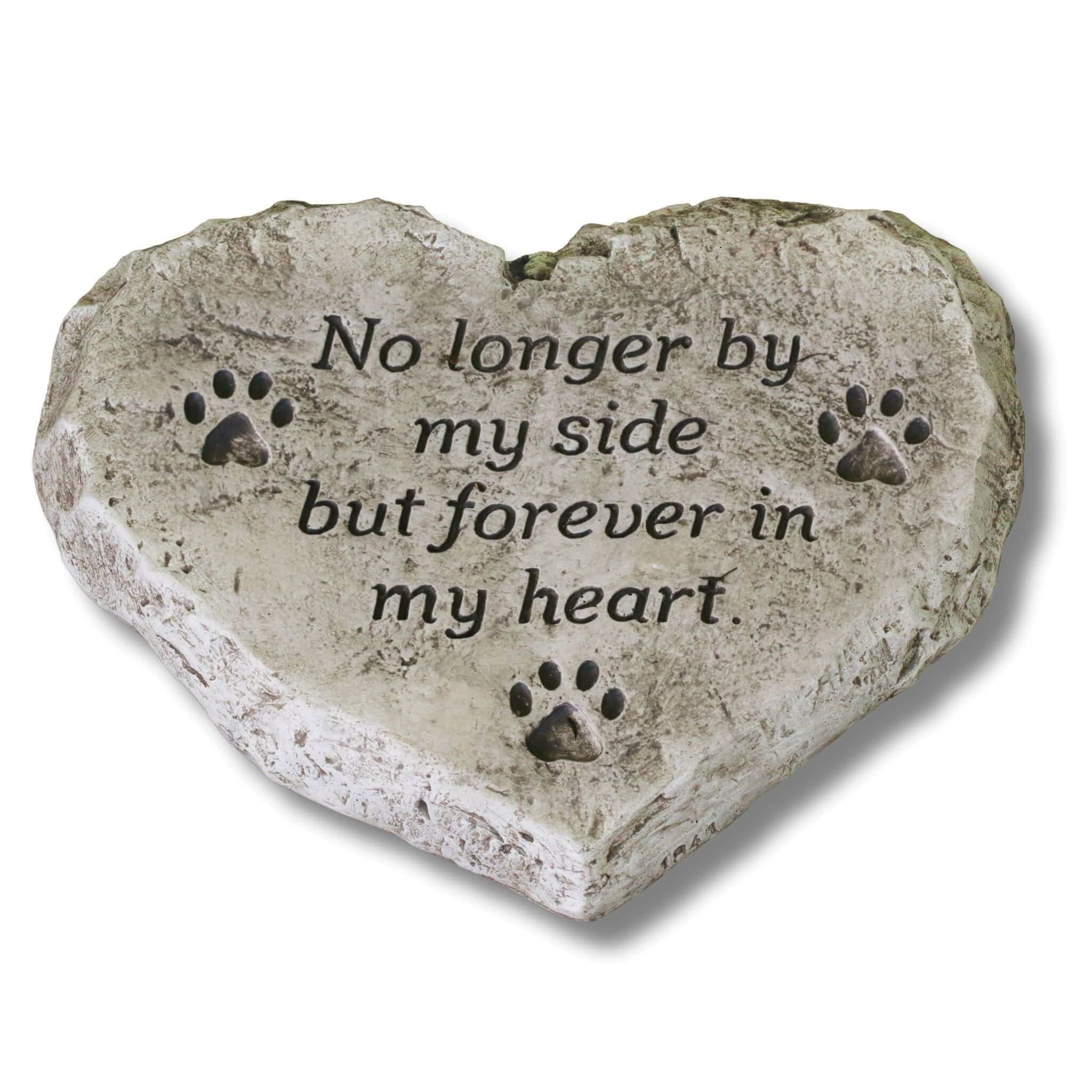 Loss of a Pet Memorial Concrete Garden Greeting Stone