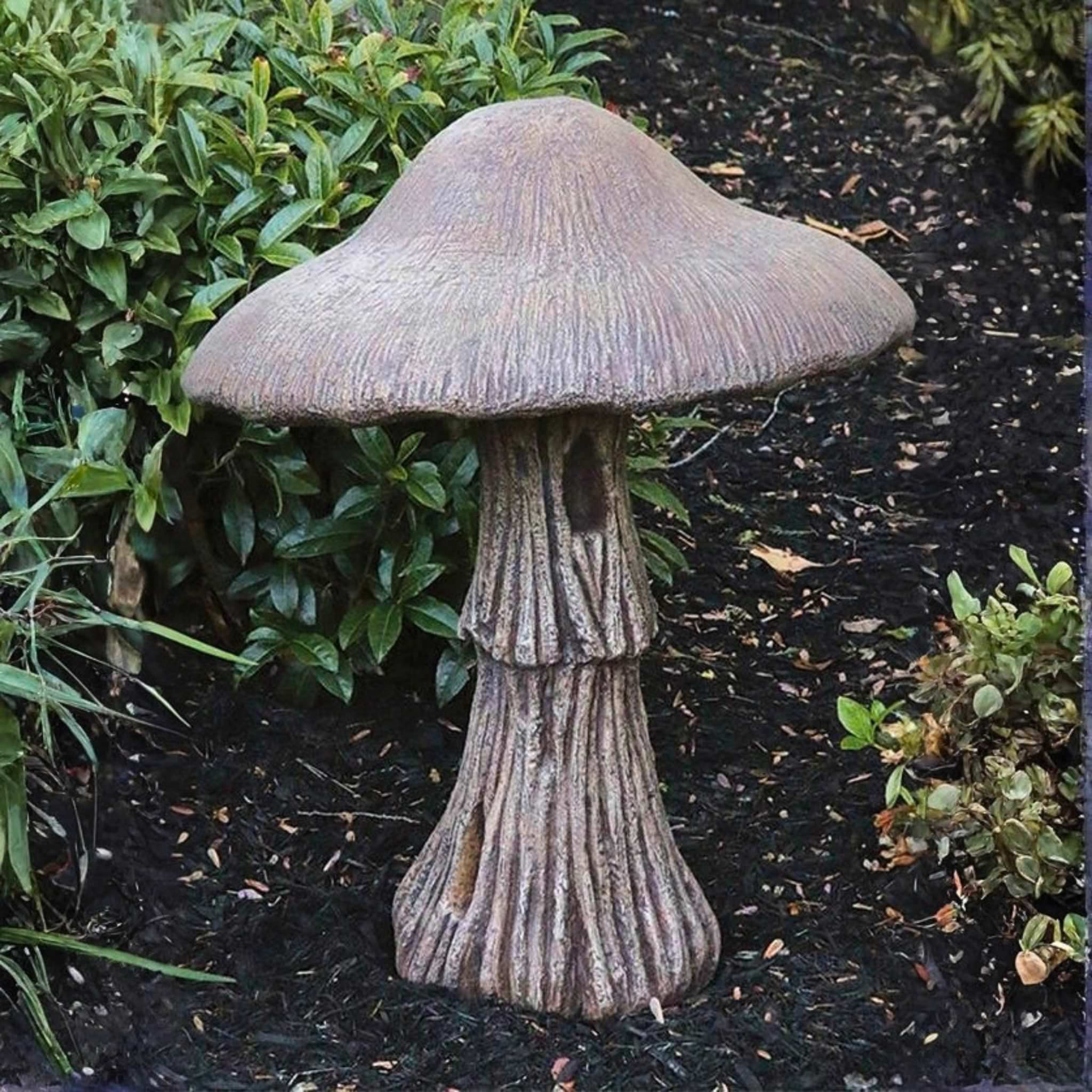 Kennett Mushroom Concrete Garden Statues - Massarellis
