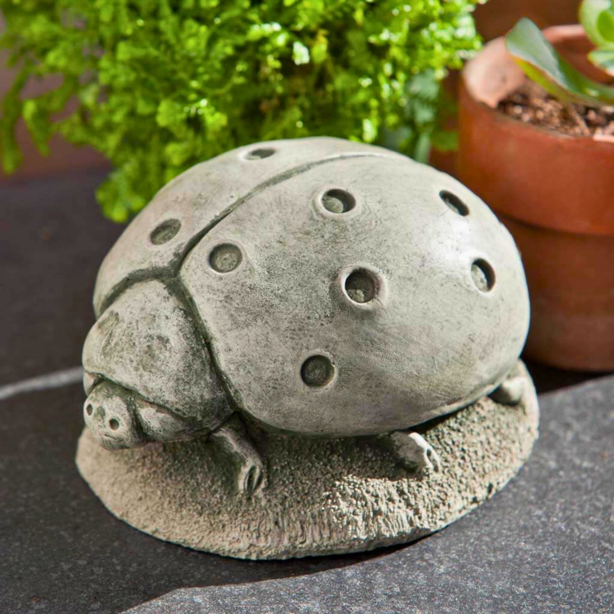 Ladybug Concrete Garden Statue - Campania #A428