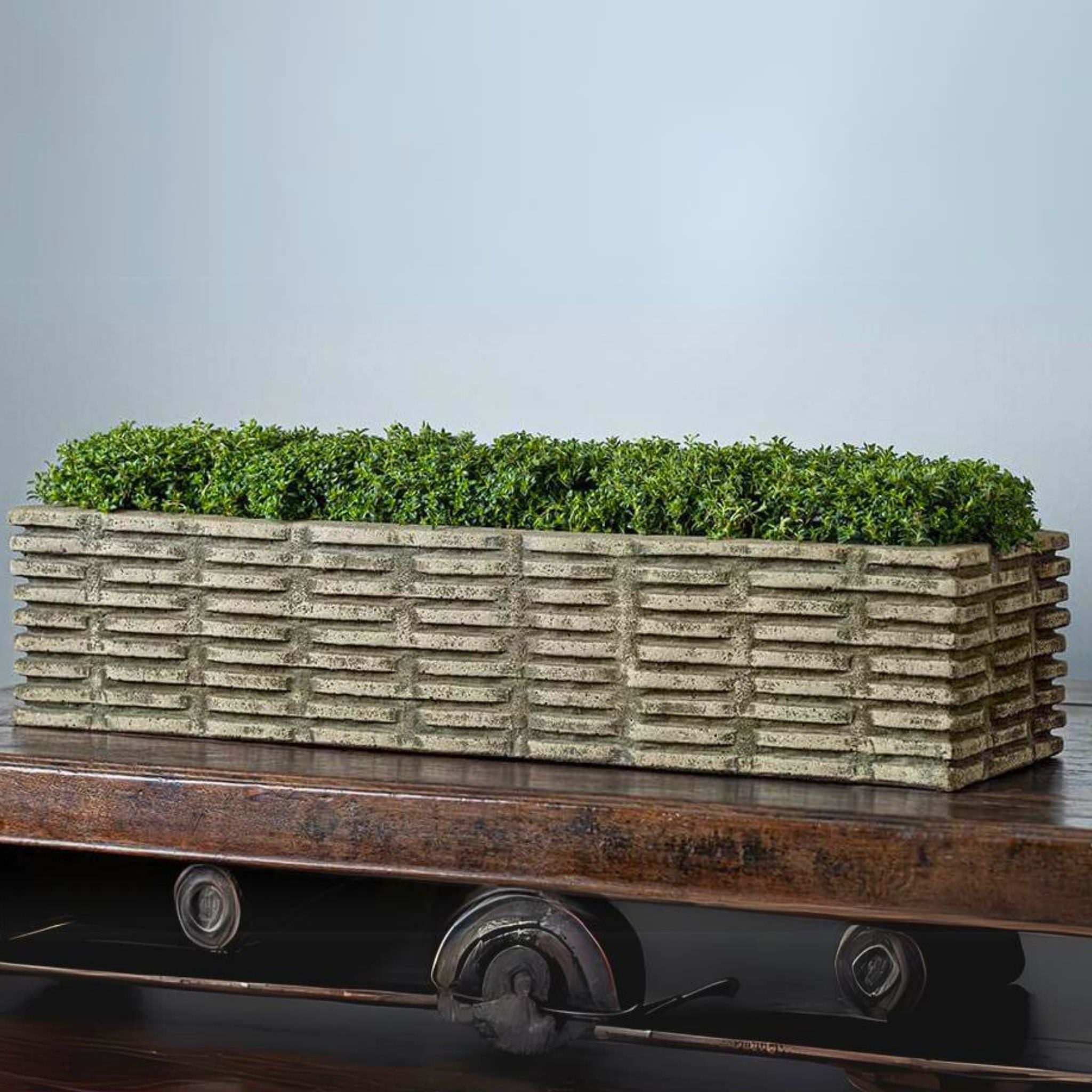 Weft Woven Concrete Box Planter - Thumbnail 2