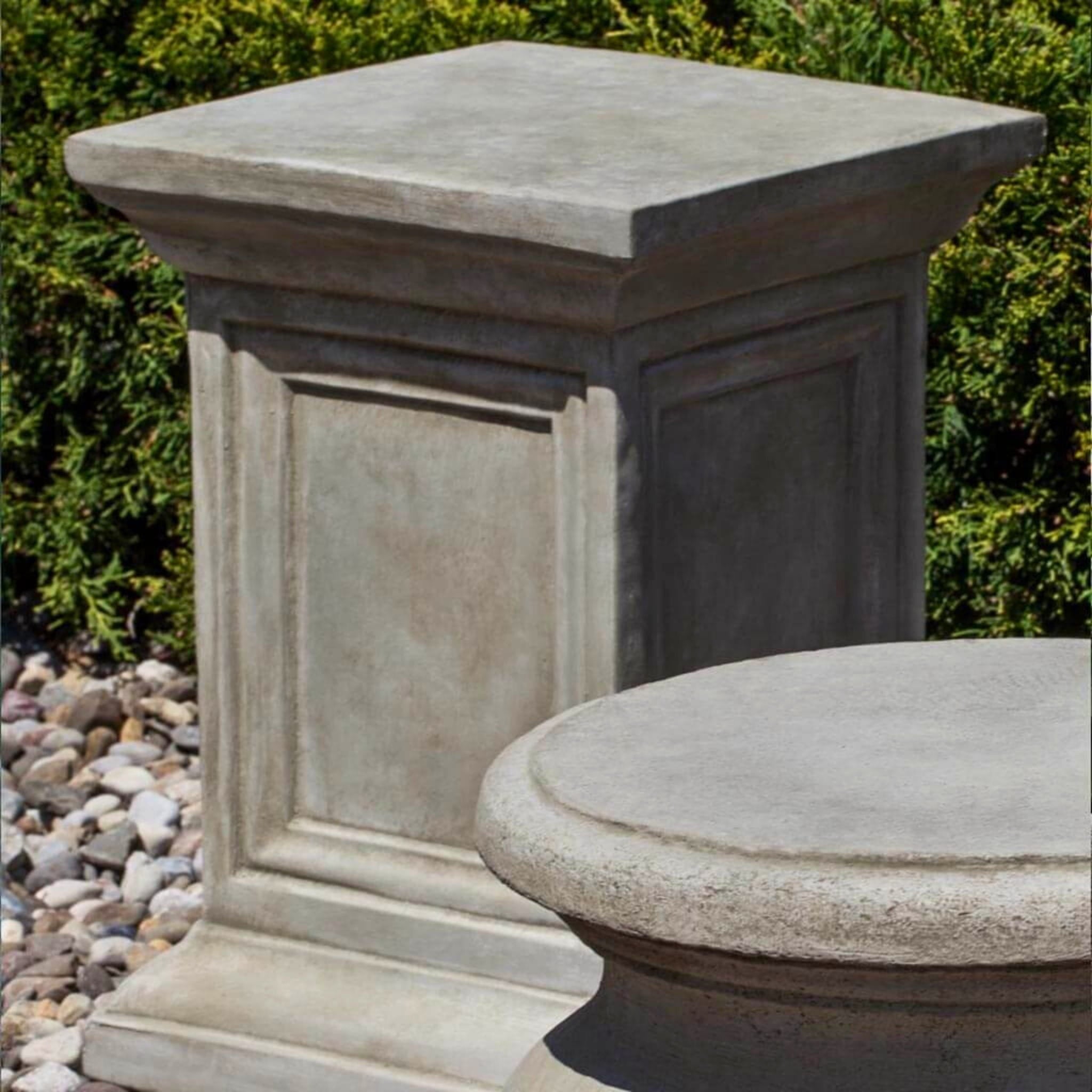 Square Concrete Statuary Pedestal - Campania #PD32