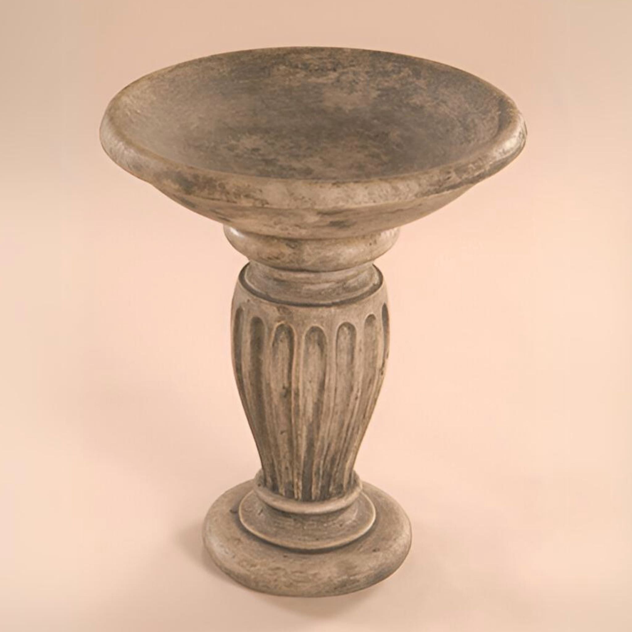 Column Concrete Bird Bath - Fiore #437