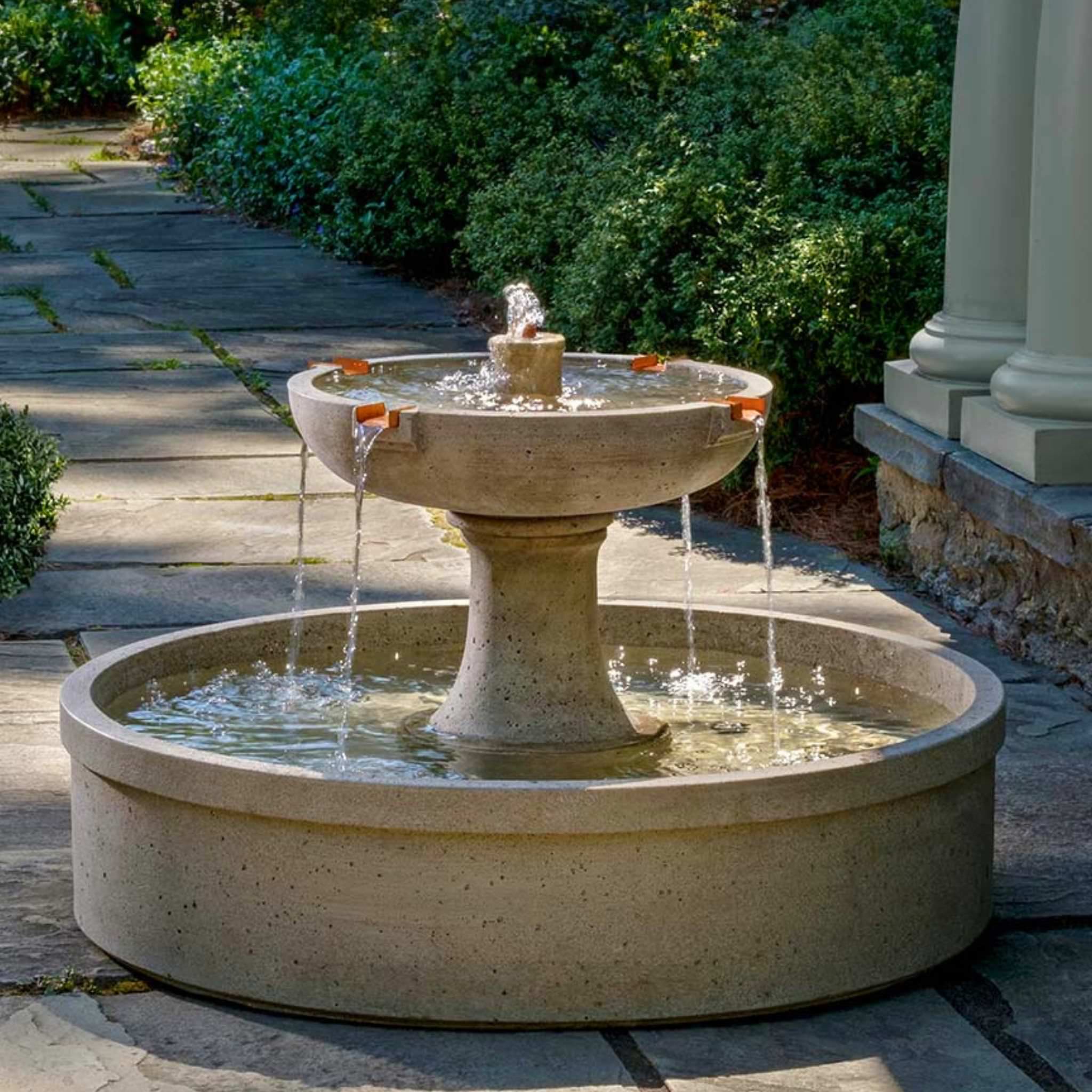 Sanibel Concrete Pond Fountain - Campania #FT437