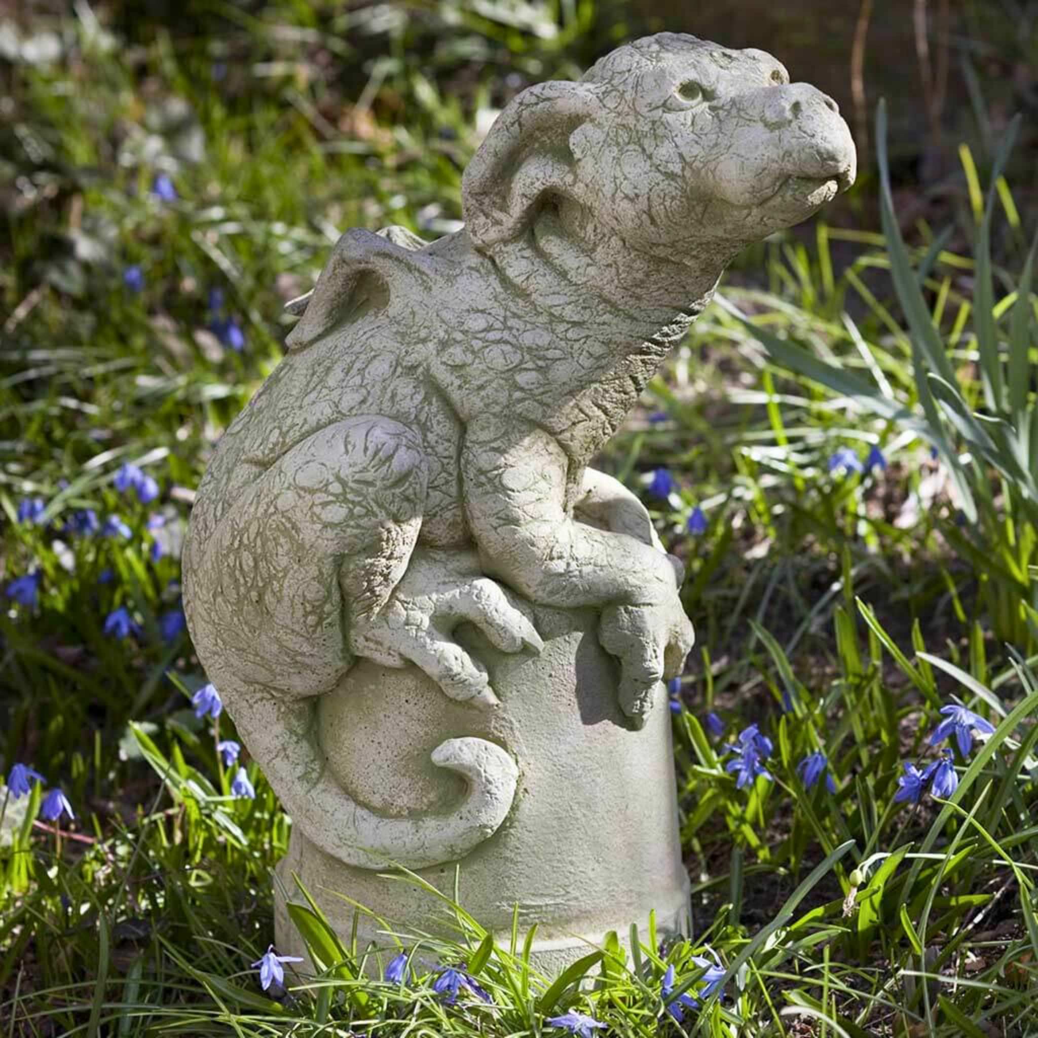 Puddles the Dragon Concrete Garden Statue - Campania #S334