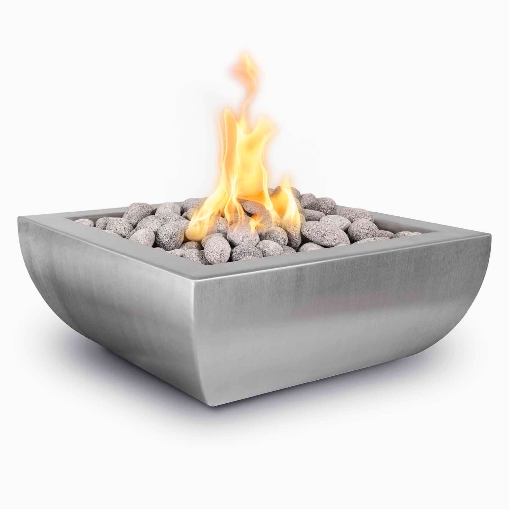 Avalon Stainless Steel Fire Bowl - The Outdoor Plus