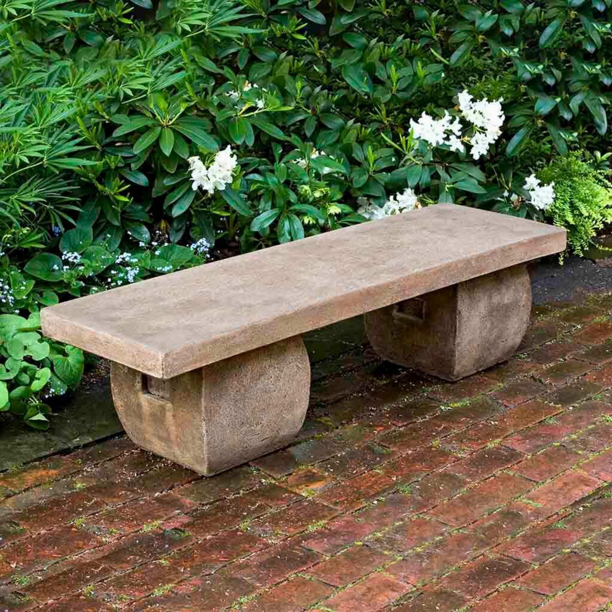 Ryokan Concrete Garden Bench - Campania #BE100