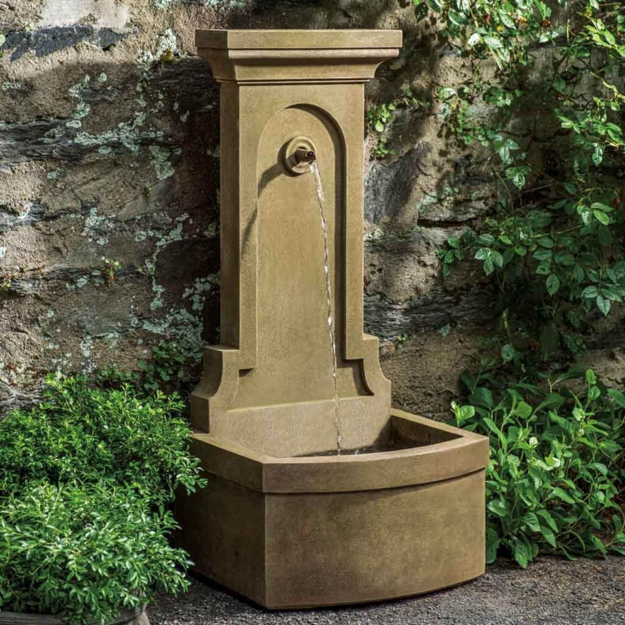 Loggia Concrete Wall Fountain - Campania #FT352