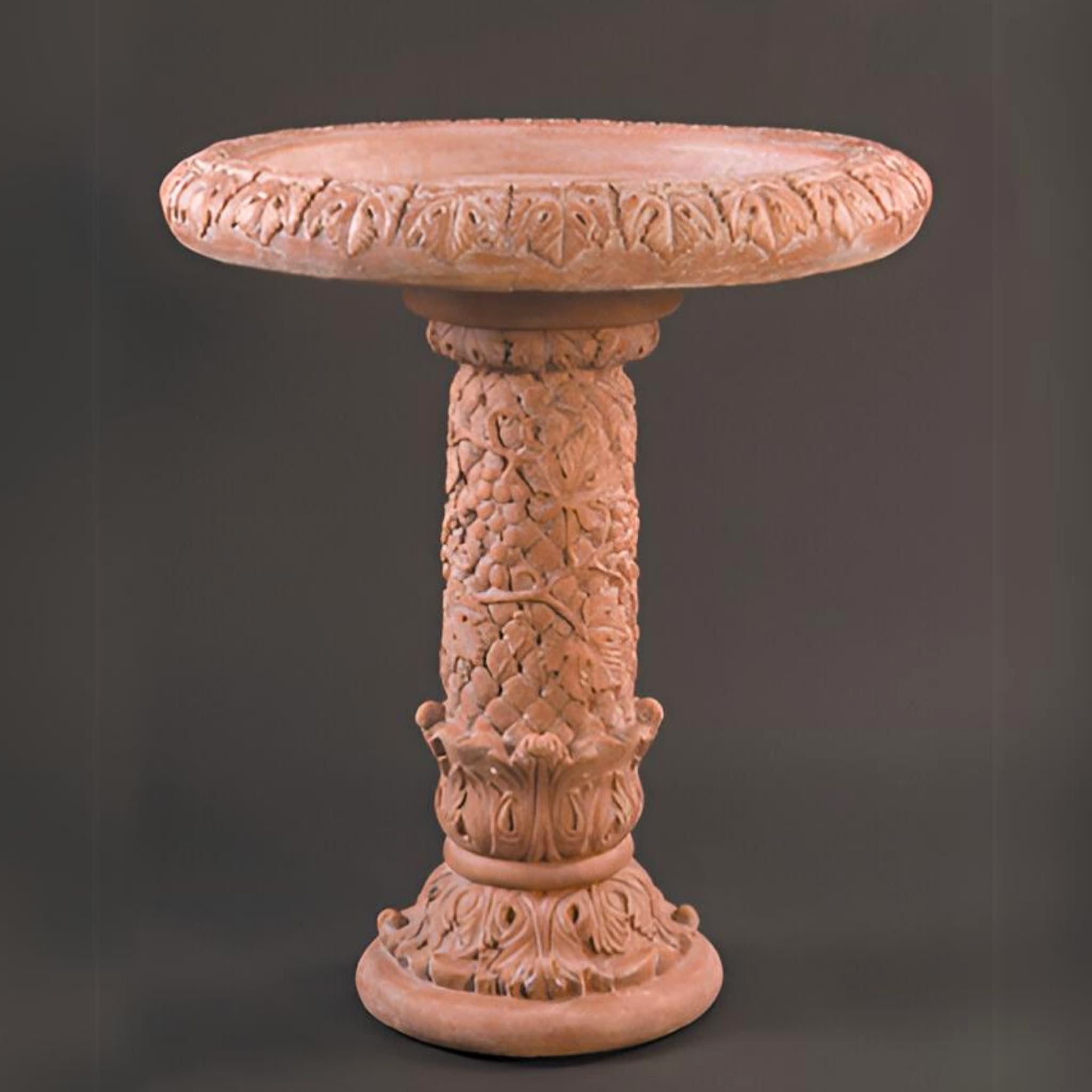 Grape Concrete Bird Bath - Fiore #418