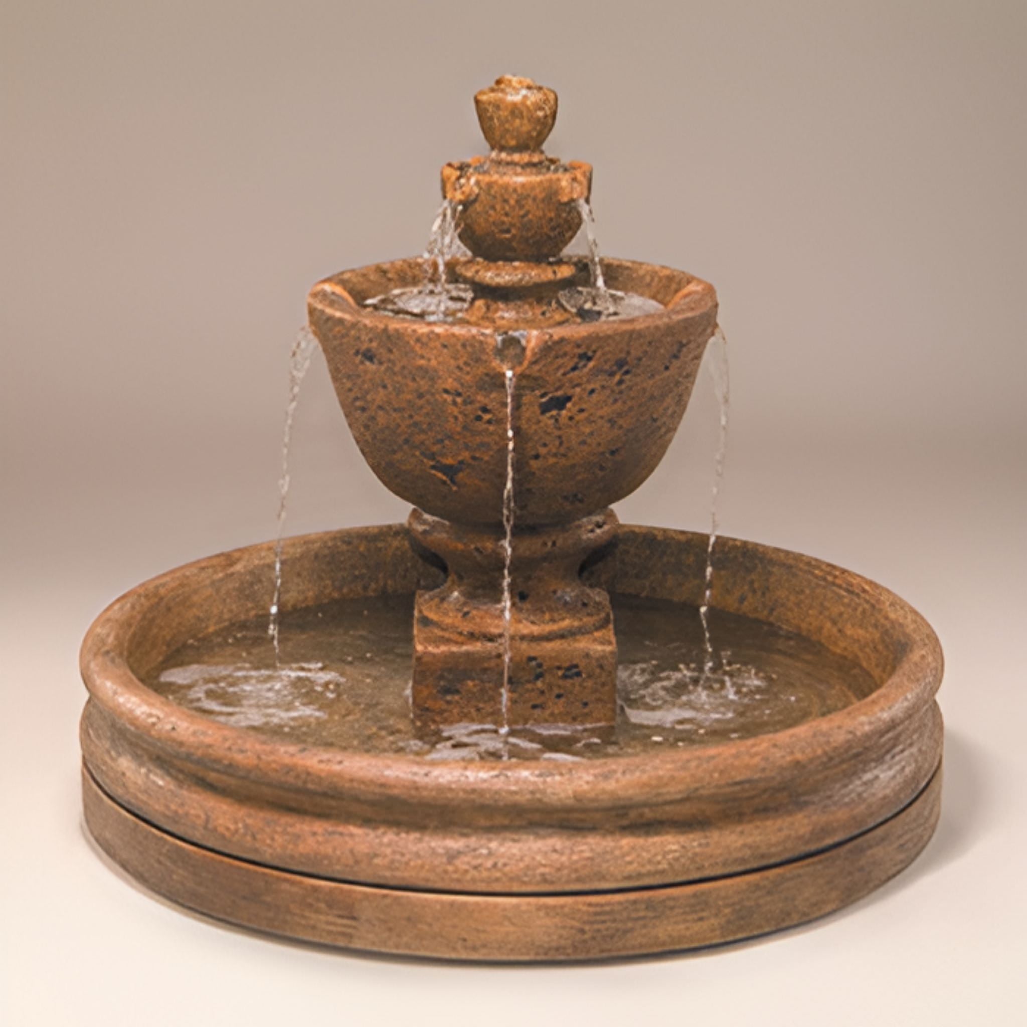 Tuscan Garden Fountain w/46" Basin - Fiore #2074