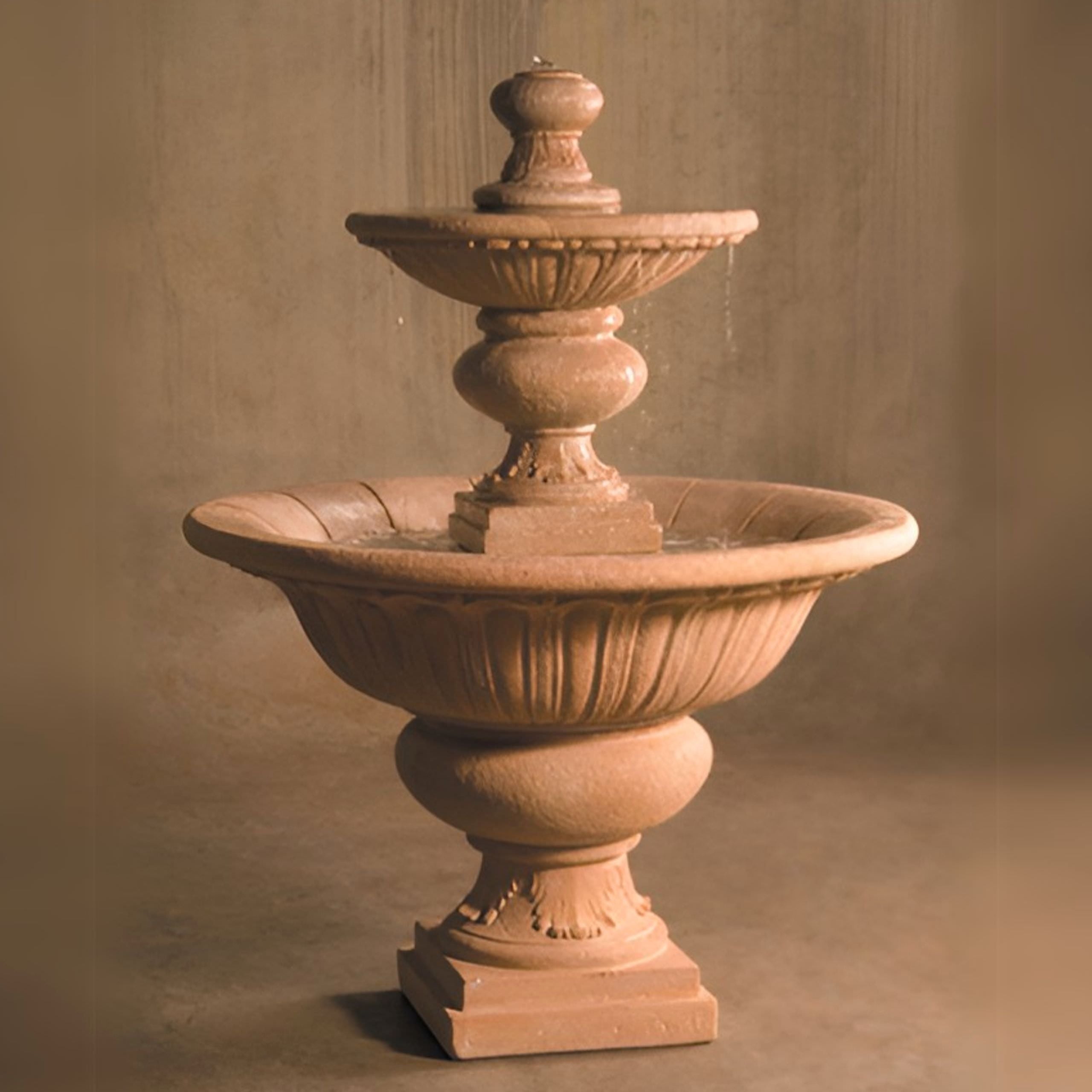 Formal 2-Tier Garden Fountain - Fiore #2072