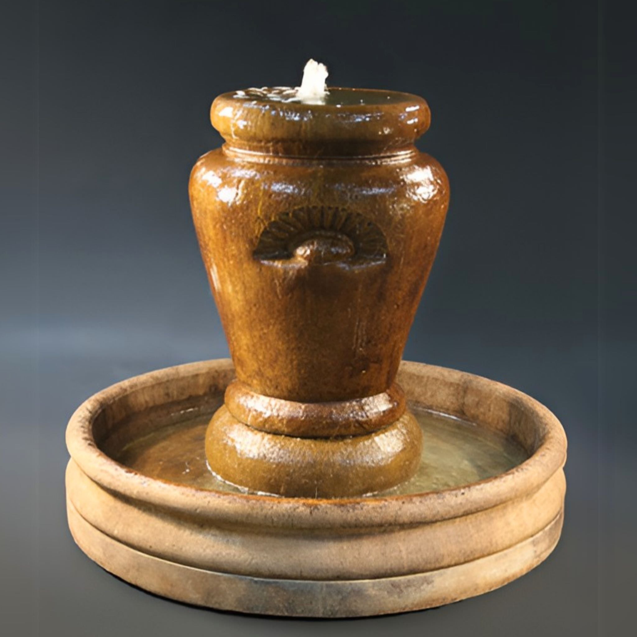 Jardine Vase/Pot Fountain with 46" Basin