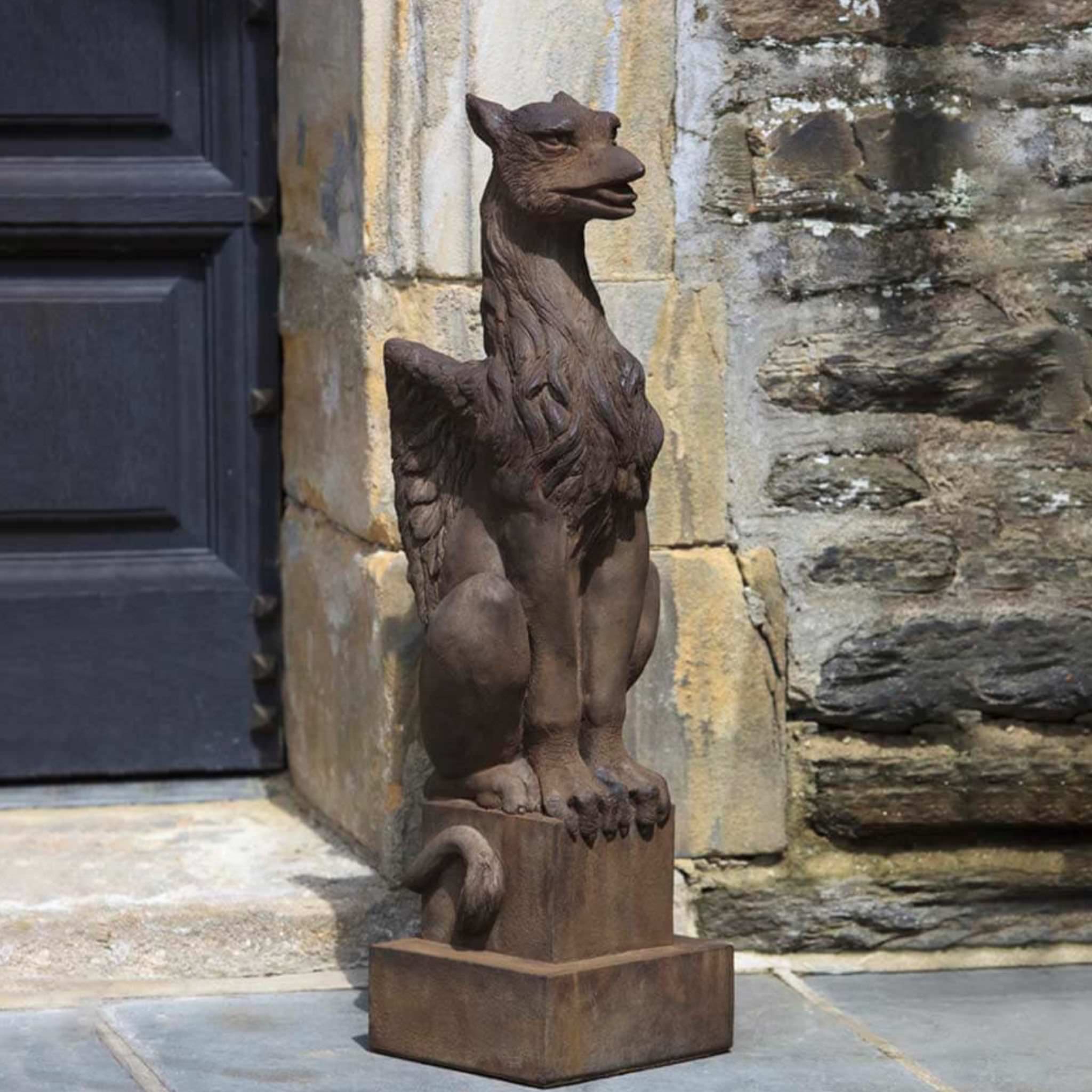 Gryphon Concrete Garden Statue - Campania #S339