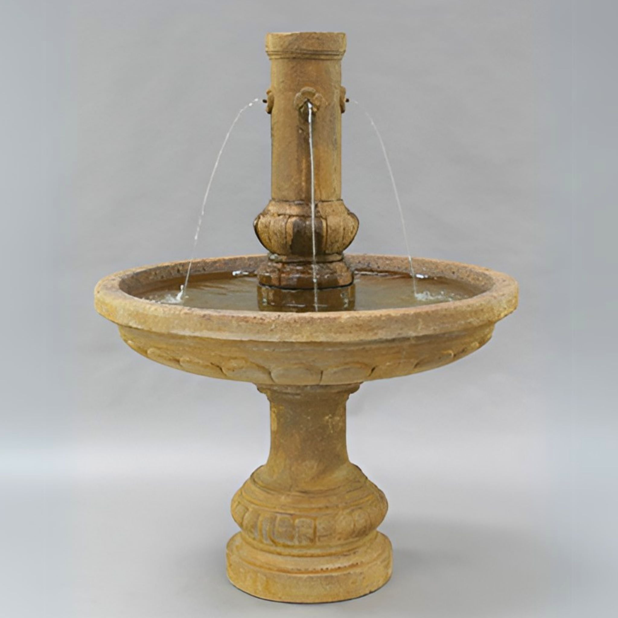 Athenian Concrete Garden Fountain - Fiore #LG135